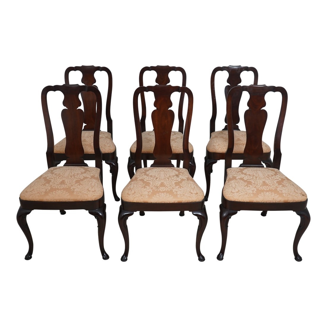 Set of 6 Kindel Mahogany Dining Room Chairs (1 of 12)