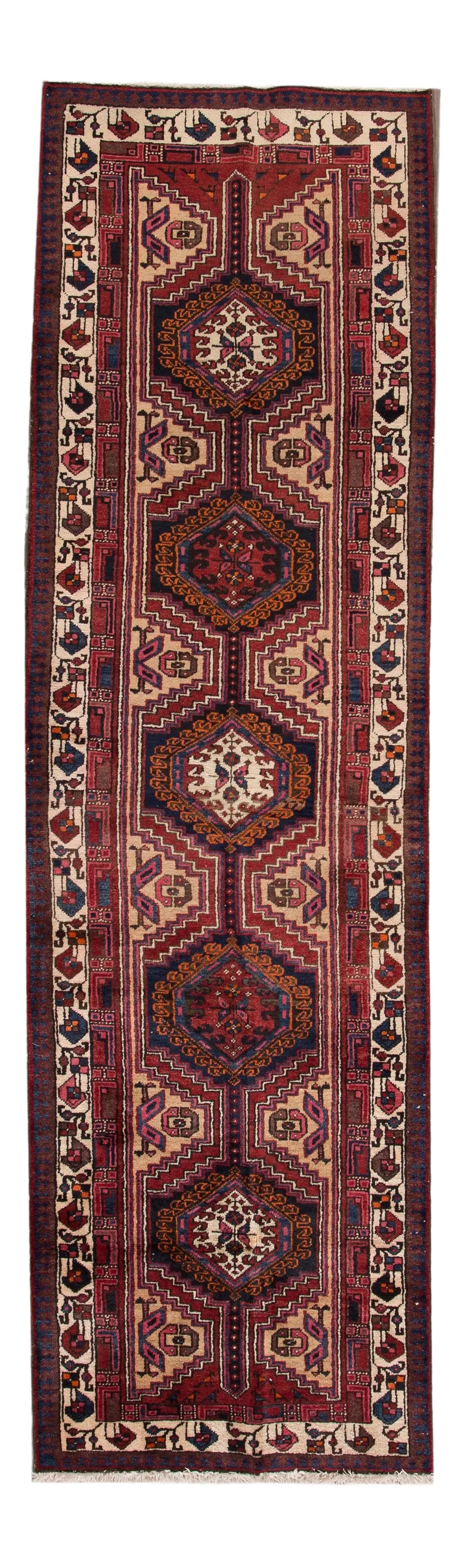 Vintage Persian Hamadan Rug, 2'9" X 10'1" (1 of 8)