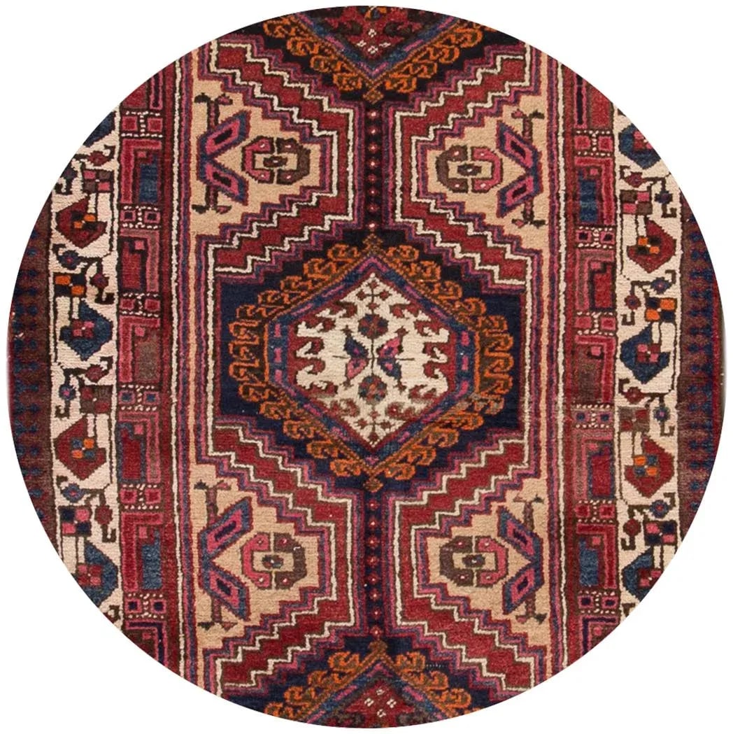 Vintage Persian Hamadan Rug, 2'9" X 10'1" - 7