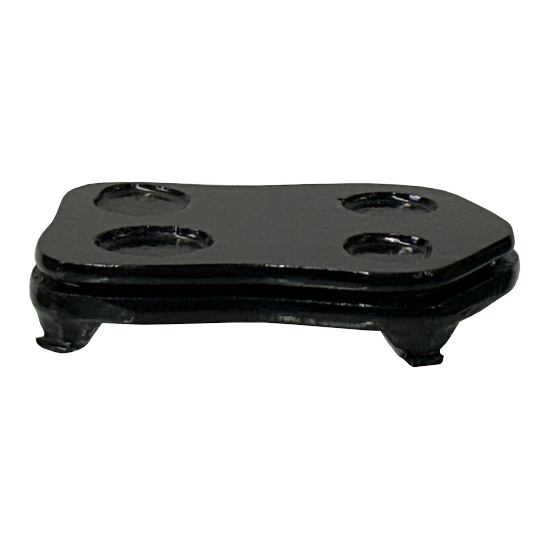 2.5" Dark Brown Wood Rectangular Shape Display Stand Riser Easel: This display stand riser easel combines practicality with artistic design, making it an ideal choice for showcasing your treasured items. Crafted from a dark brown color stained wood, the stand featur