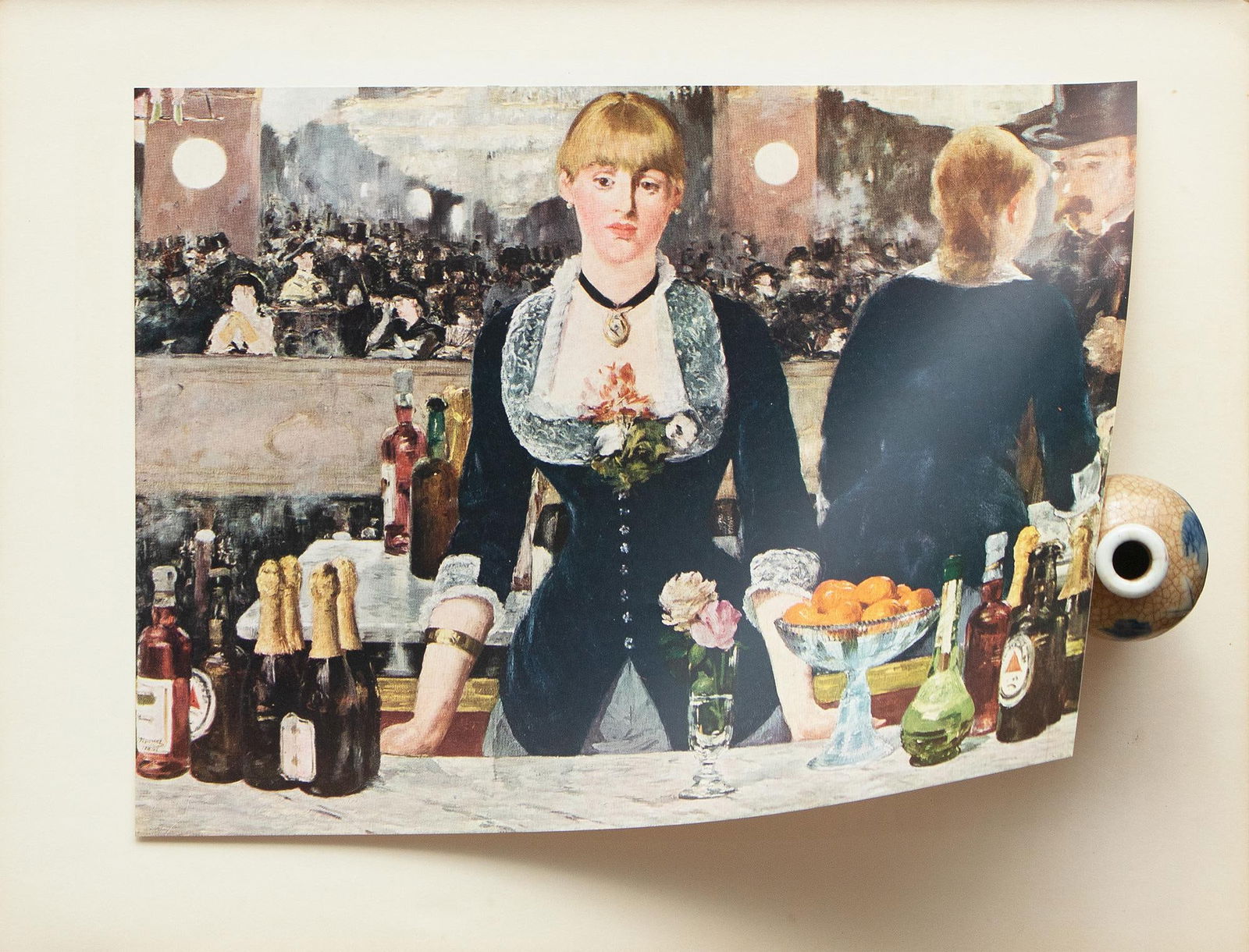 1953 After Manet "A Bar at the Folies-Bergere", Full-Color Print - 5