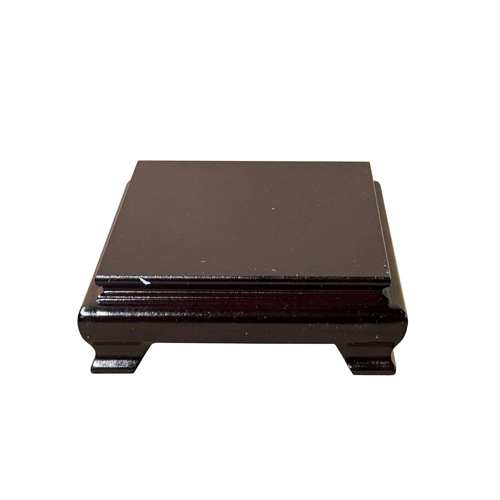 8" Reddish Brown Wood Rectangular Display Stand Riser Easel - 3