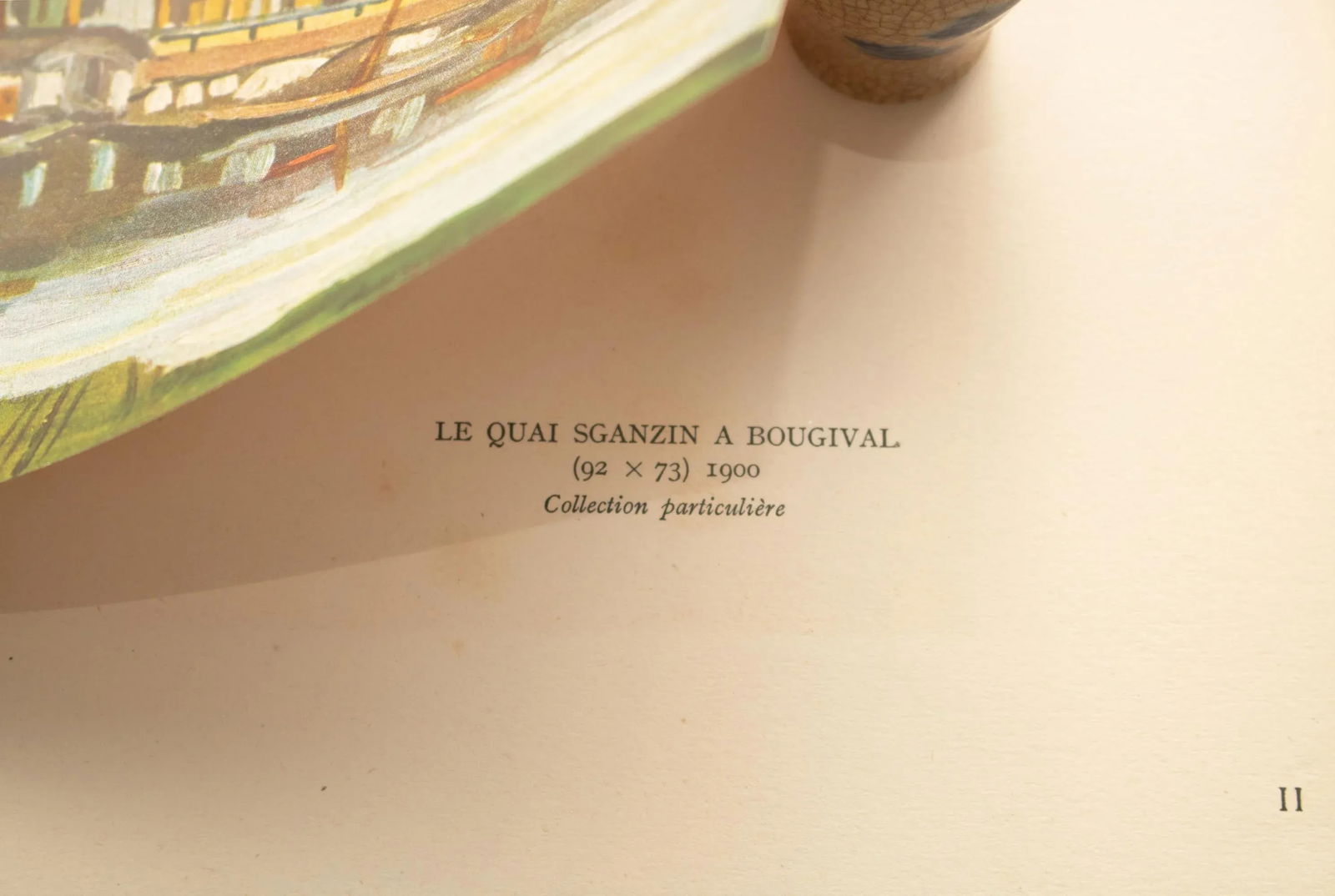 1947 After M. Vlaminck "The Sganzin Dock at Bougival", First Edition Period Offset Lithograph - 6