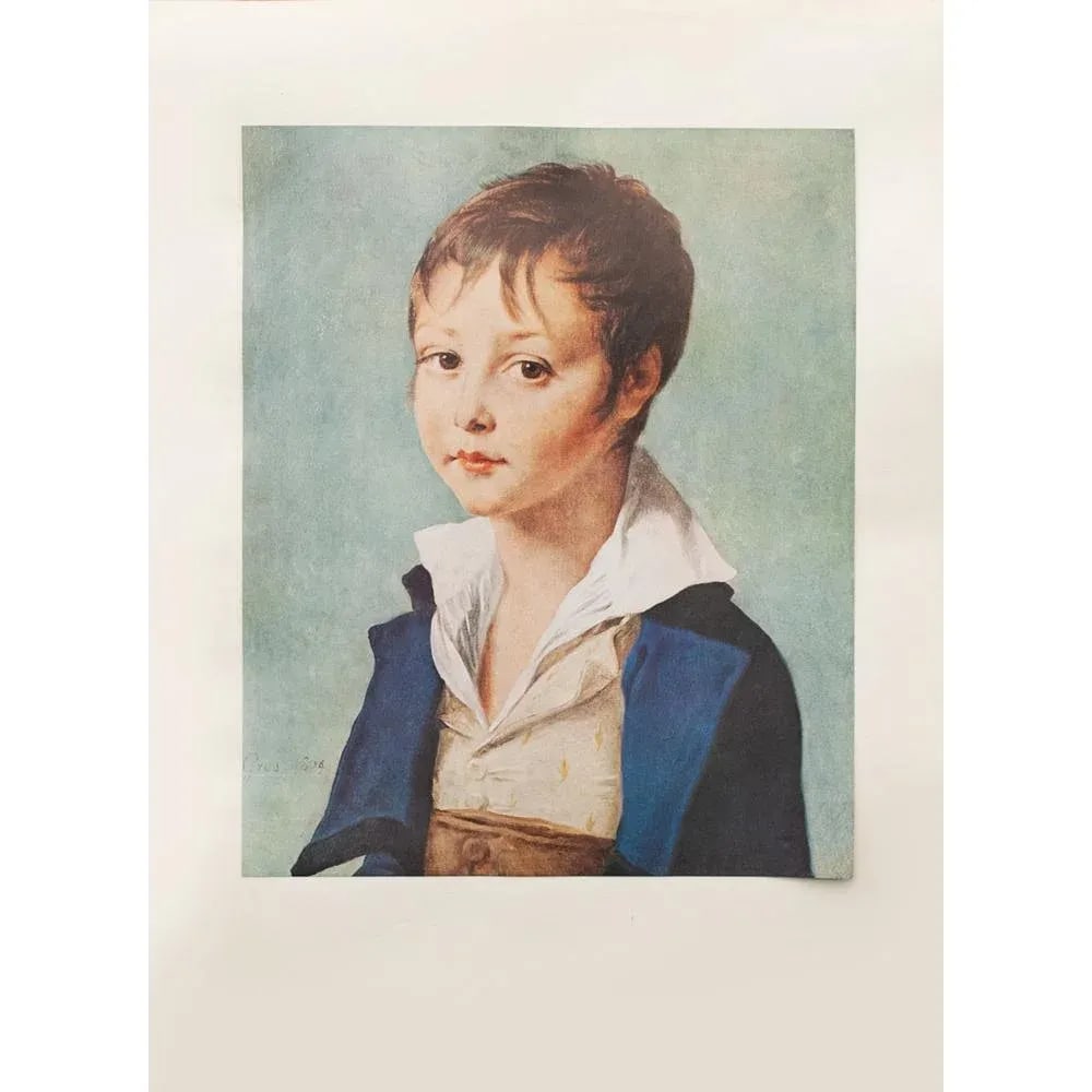 Baron Antoine-Jean Gros "The Young Amalric", 1940s After Swiss Photogravure - 6