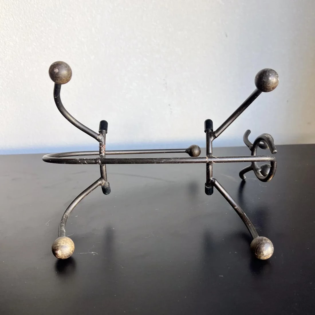 1960s Abstract Animal Iron Wine Bottle Holder - 10