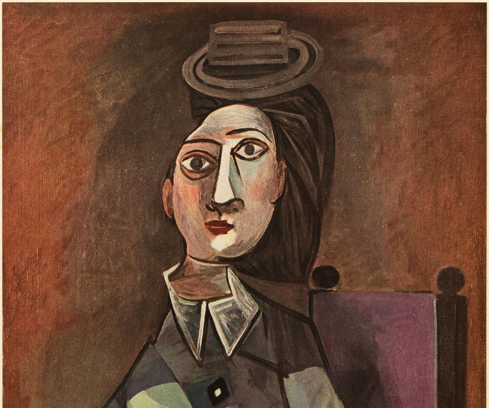 C. 1940s After Pablo Picasso, "Portrait" Second Edition Period Parisian Offset Lithograph - 3