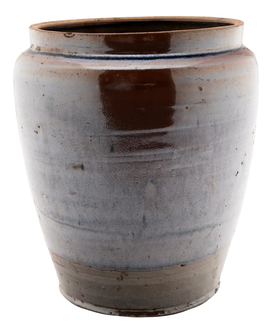 Drip Glaze Chinese Kitchen Jar, c. 1900 (1 of 6)