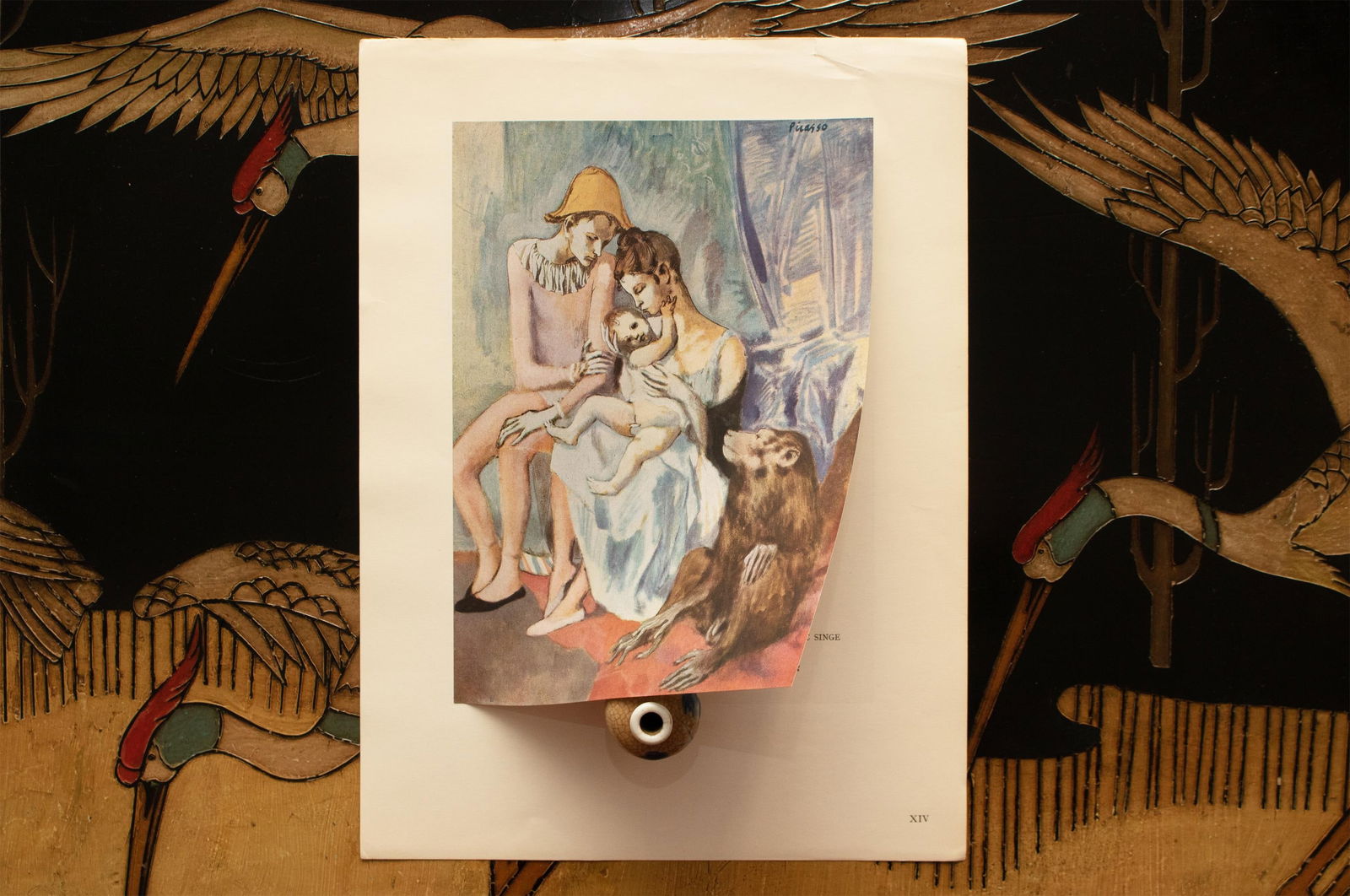 1948 After Pablo Picasso "The Acrobat's Family With a Monkey", First Edition Offset Lithograph - 7