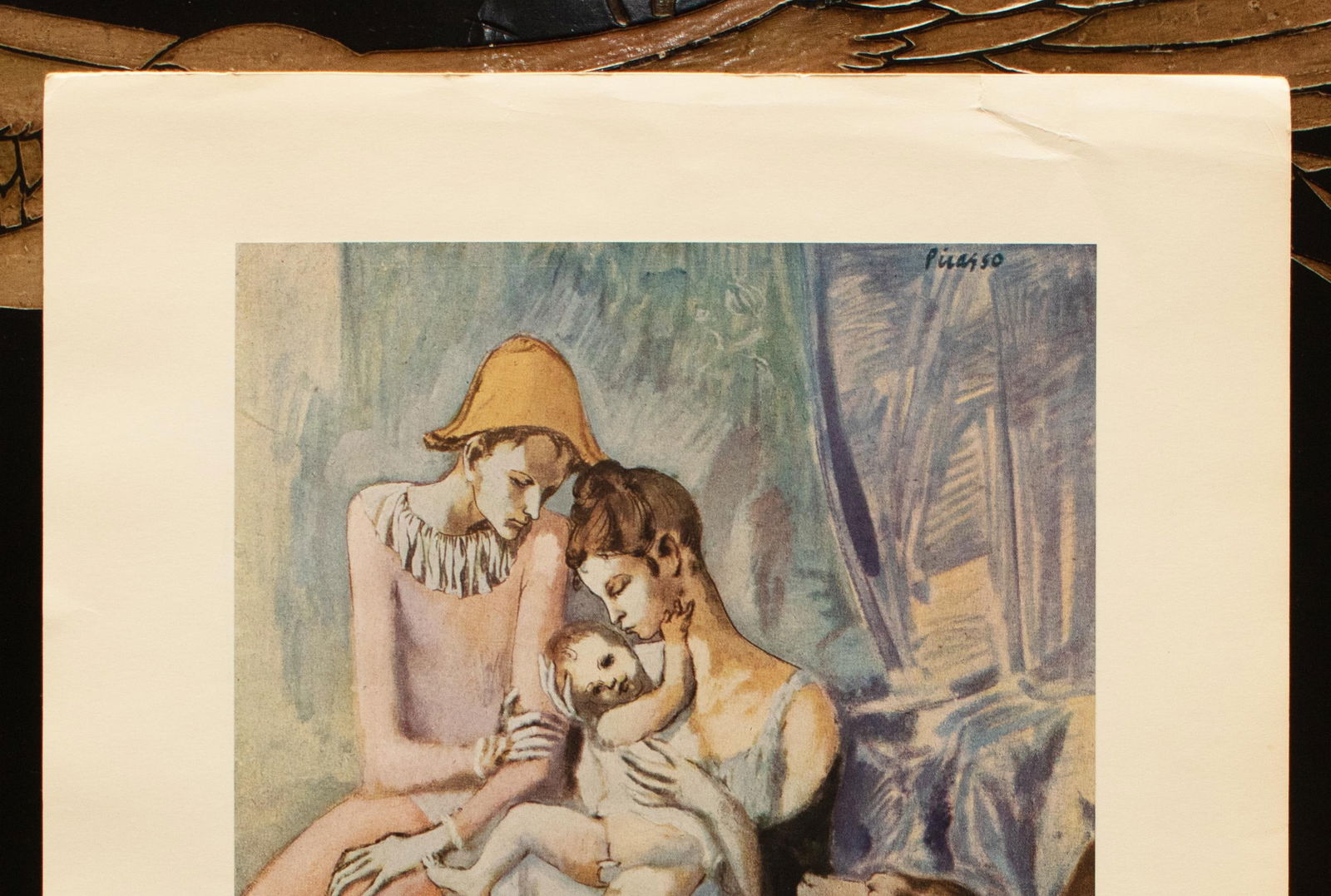 1948 After Pablo Picasso "The Acrobat's Family With a Monkey", First Edition Offset Lithograph - 9