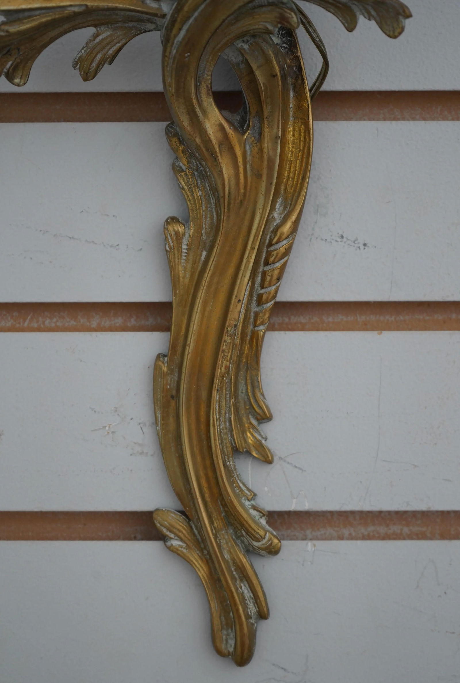 Pair of 1990s French Louis XIV Brass Electrified Candelabras - 6