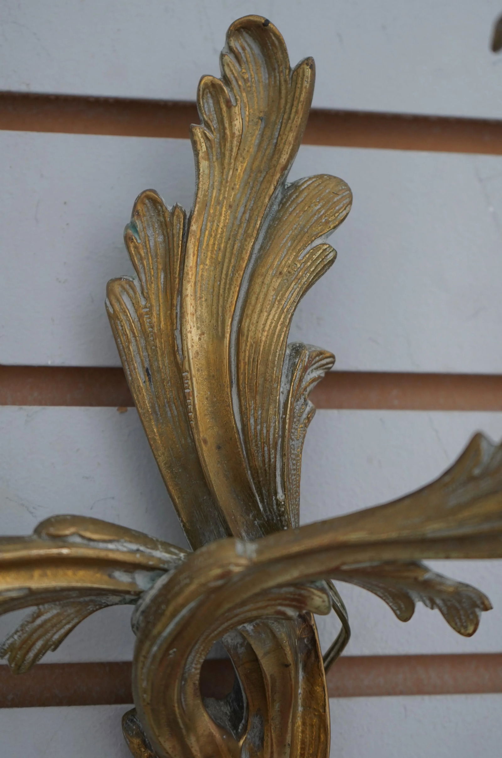 Pair of 1990s French Louis XIV Brass Electrified Candelabras - 7