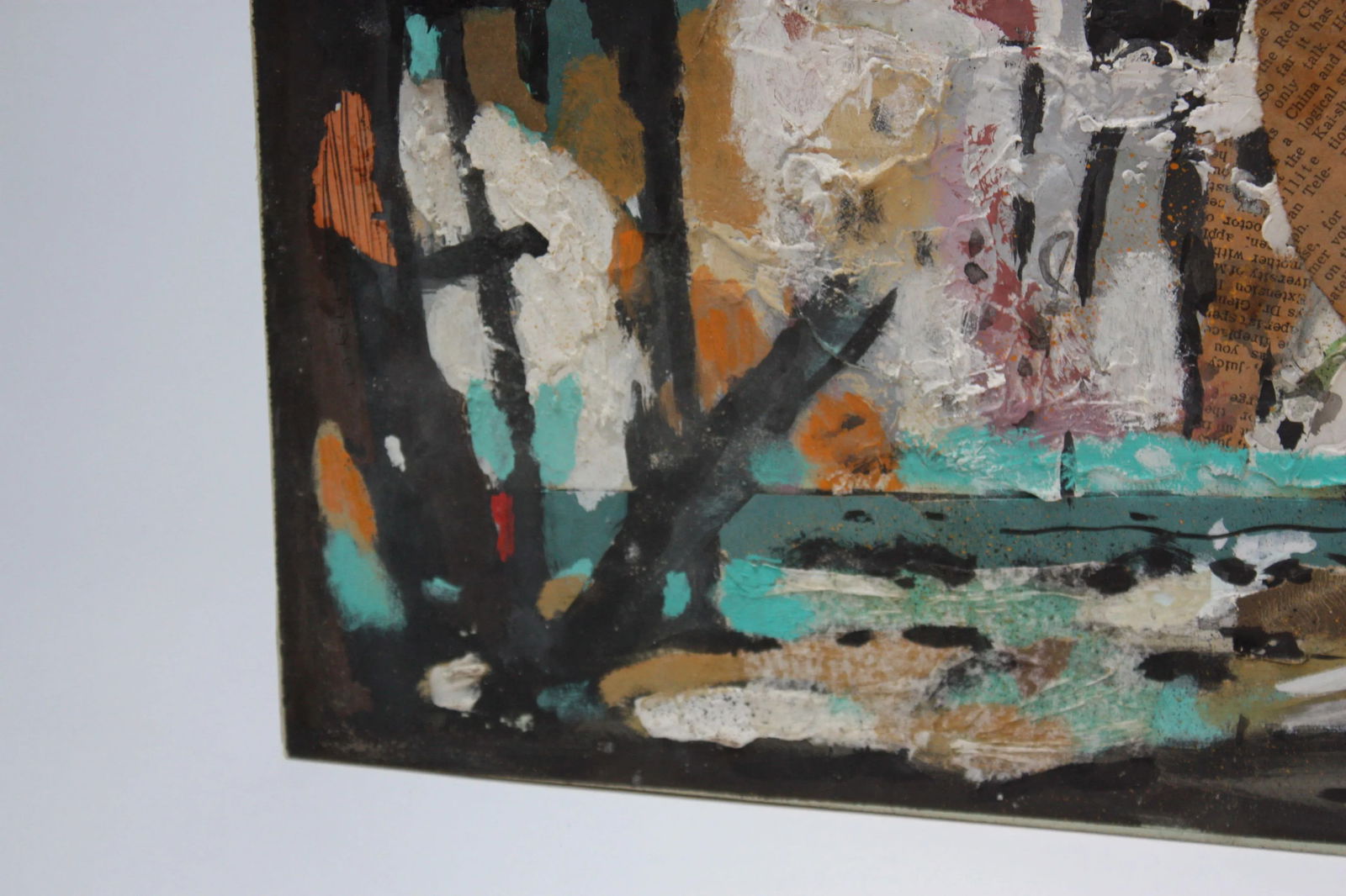 Ralph De Burgos Mixed-Media Abstract Collage - 11