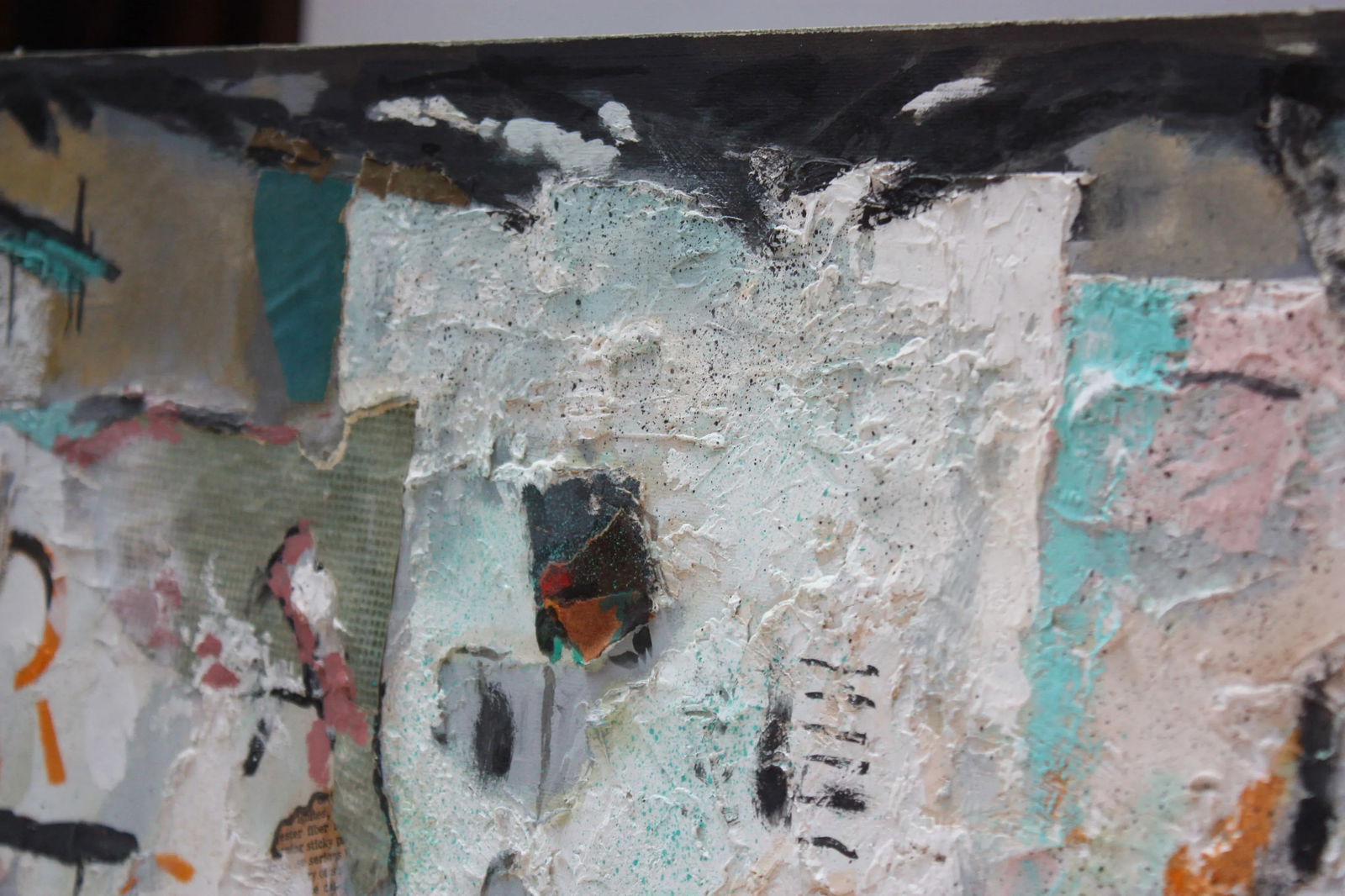 Ralph De Burgos Mixed-Media Abstract Collage - 6