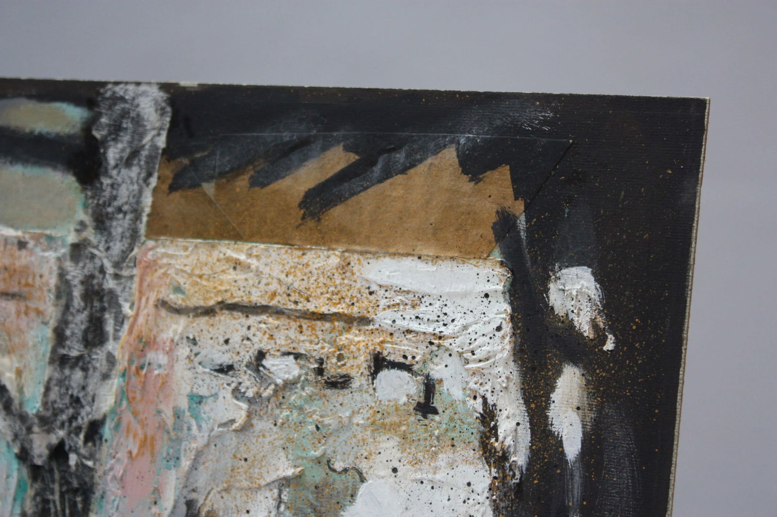 Ralph De Burgos Mixed-Media Abstract Collage - 7