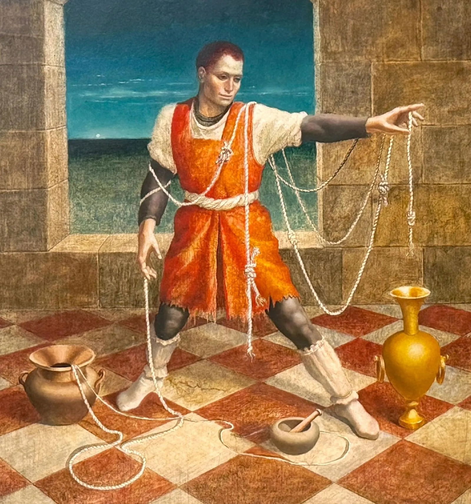 Game of Thrones' Style Surrealist Interior Portrait by Bruce Winston Hafley - 4