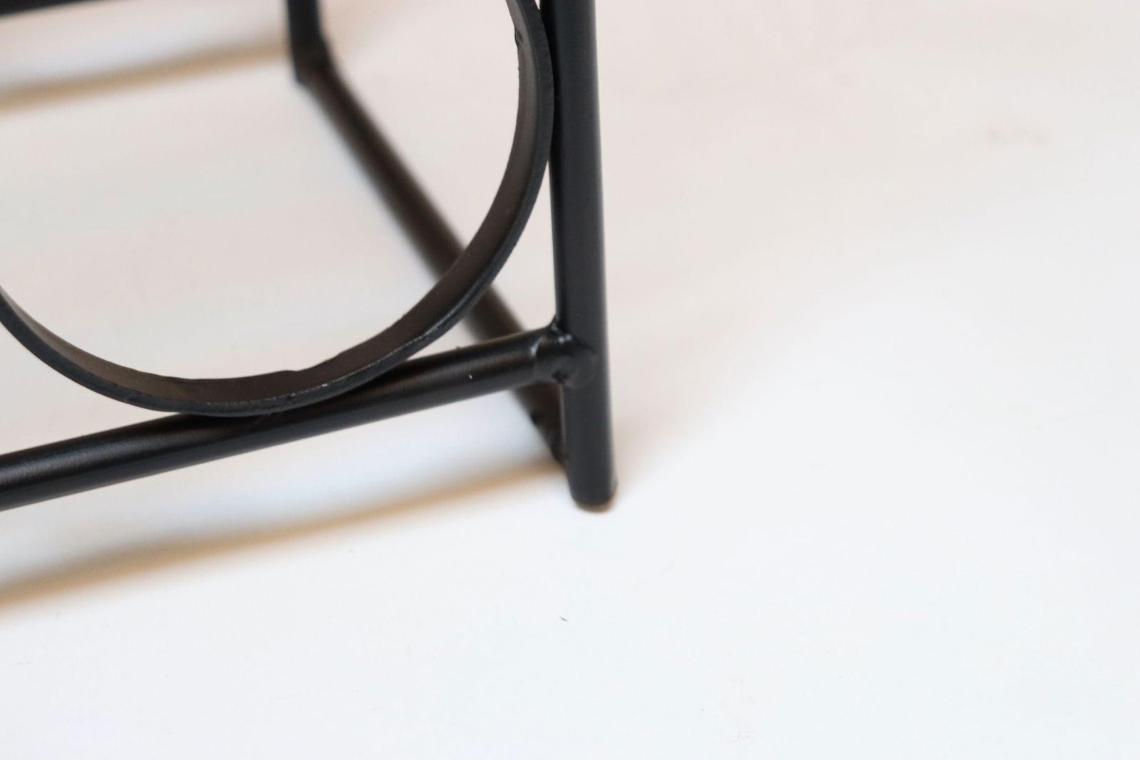 Vintage Wrought Iron Seven-Bottle Wine Holder by Arthur Umanoff - 12