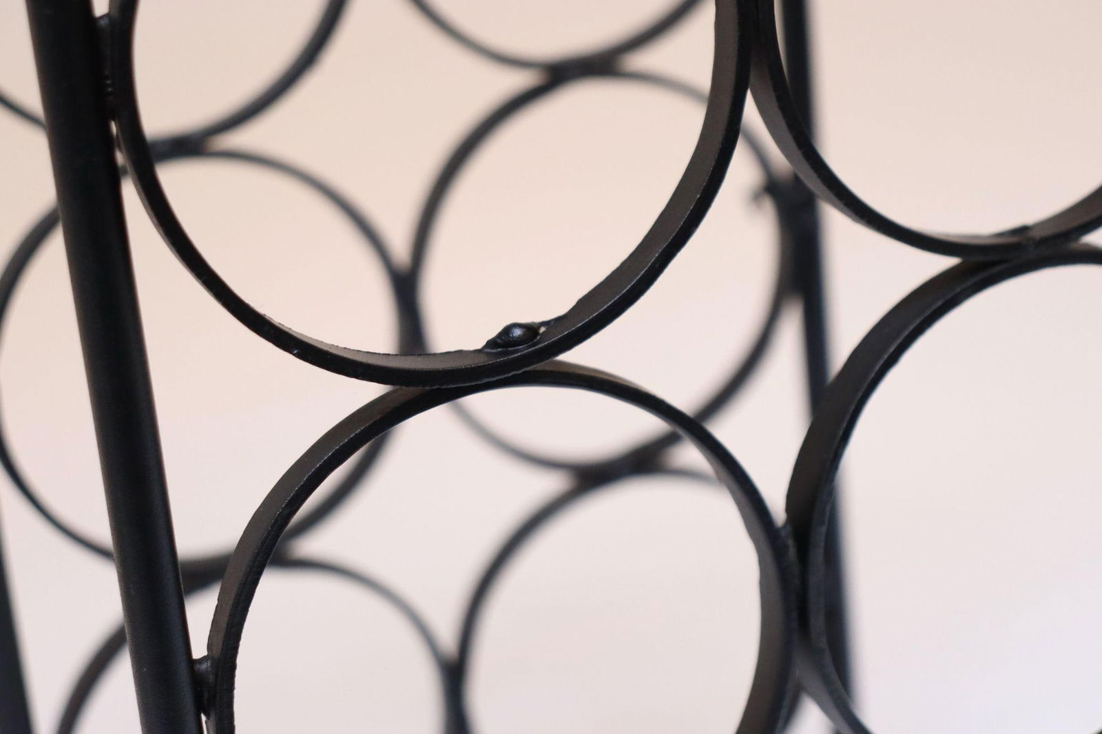 Vintage Wrought Iron Seven-Bottle Wine Holder by Arthur Umanoff - 9