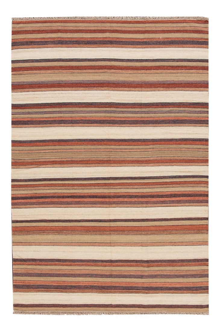 21st Century Modern Kilim Rug, 6'10" X 10'1": Modern hand-knotted Modern Kilim. Excellent condition. Condition: Imperfections: No Imperfections Dimensions: Height: 0.25 in. Width: 82 in. Depth: 121 in. Category: Rugs Materials & Techniques: