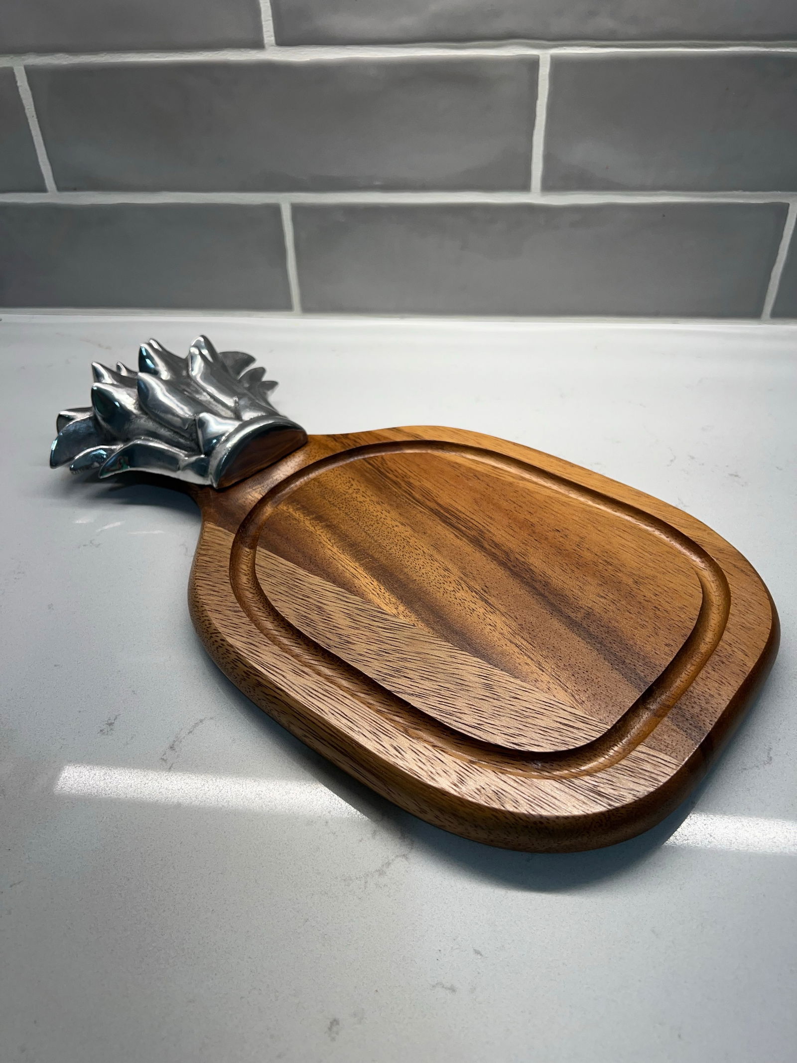 Pineapple Shaped Cutting Board or Charcuterie Board - 3