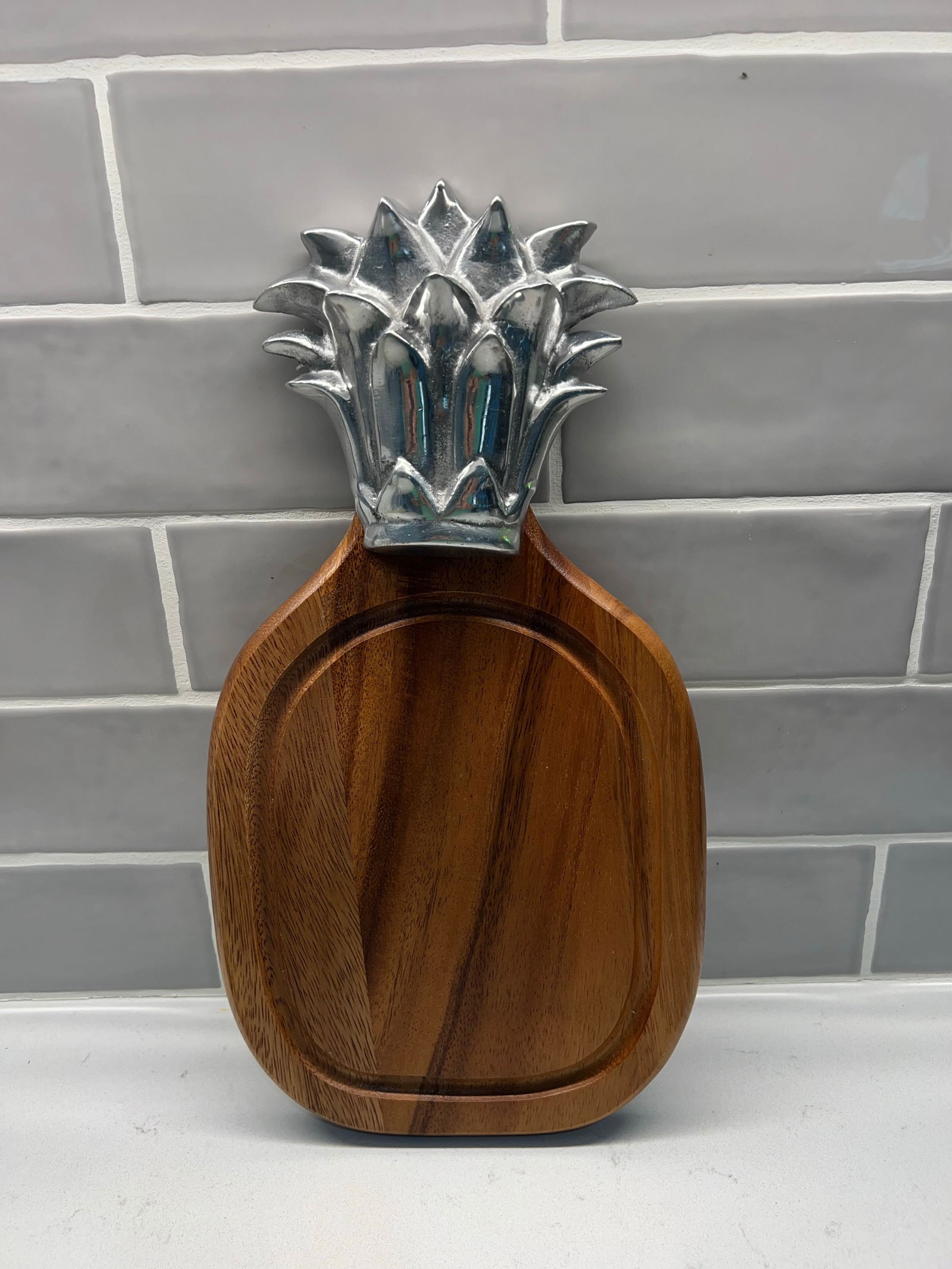 Pineapple Shaped Cutting Board or Charcuterie Board - 7