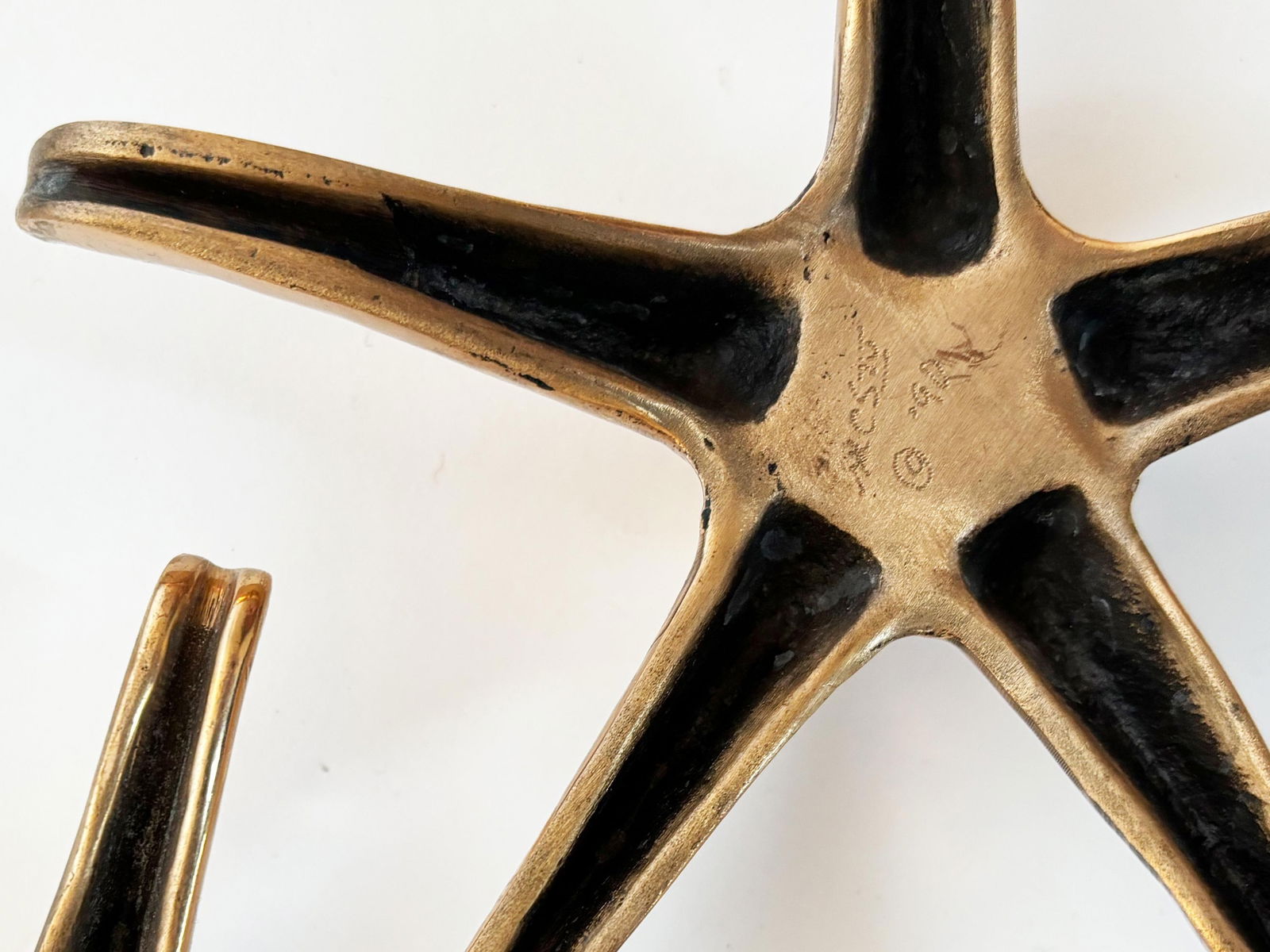 Vintage Brass Star Candlestick Holders - Set of 2 - 10