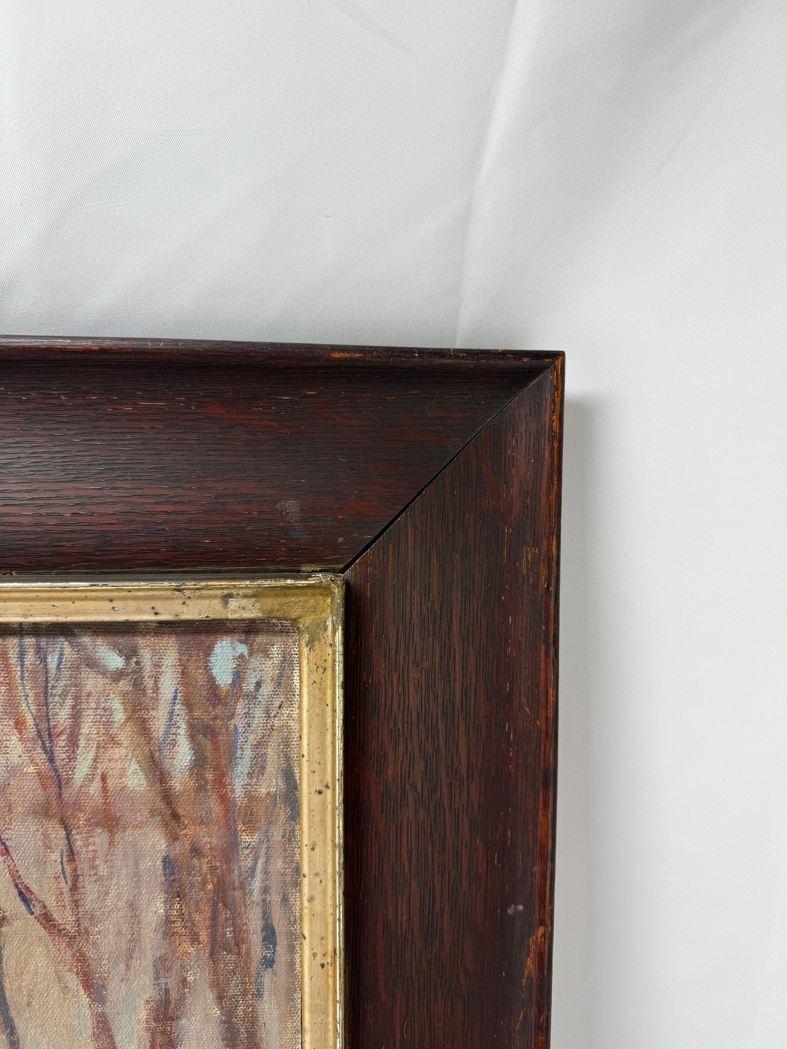 Will Taylor, Impressionist New England Cows in a Snowy Landscape Oil on Canvas - 8