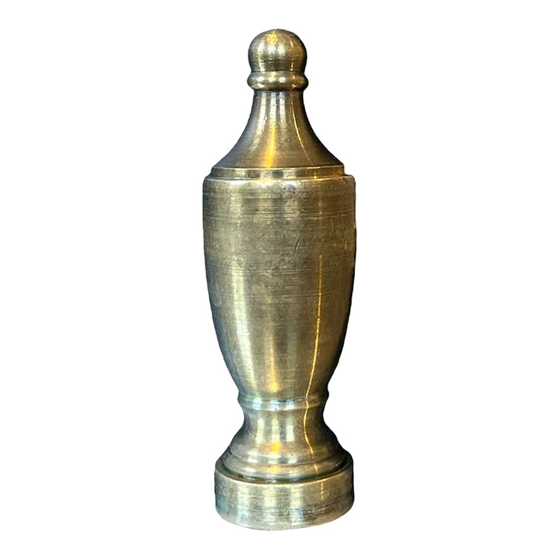 Vintage 1970s Solid Brass Urn Shaped Finial (1 of 4)