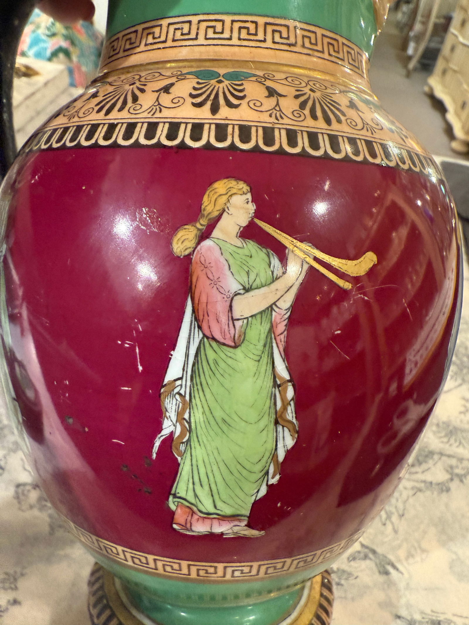 19th Century Pratt Ware Pitcher - 9