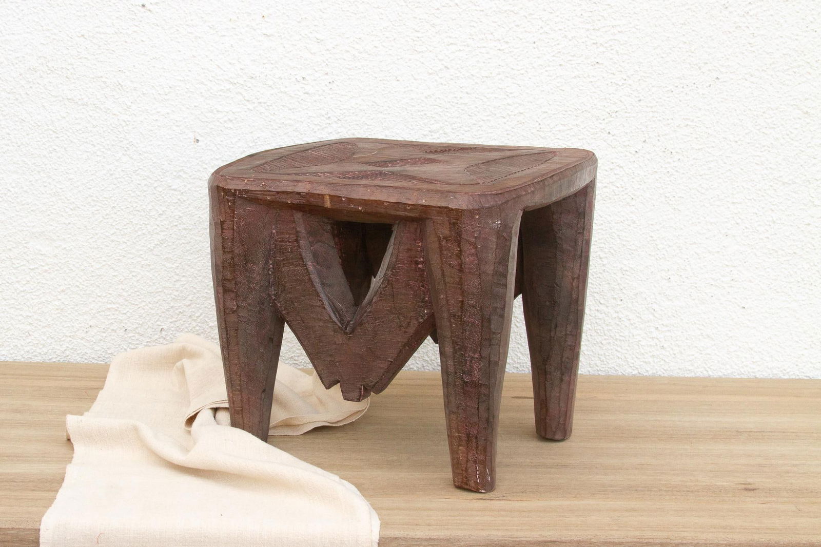 Small Timeless Treasure Nupe Stool - 2