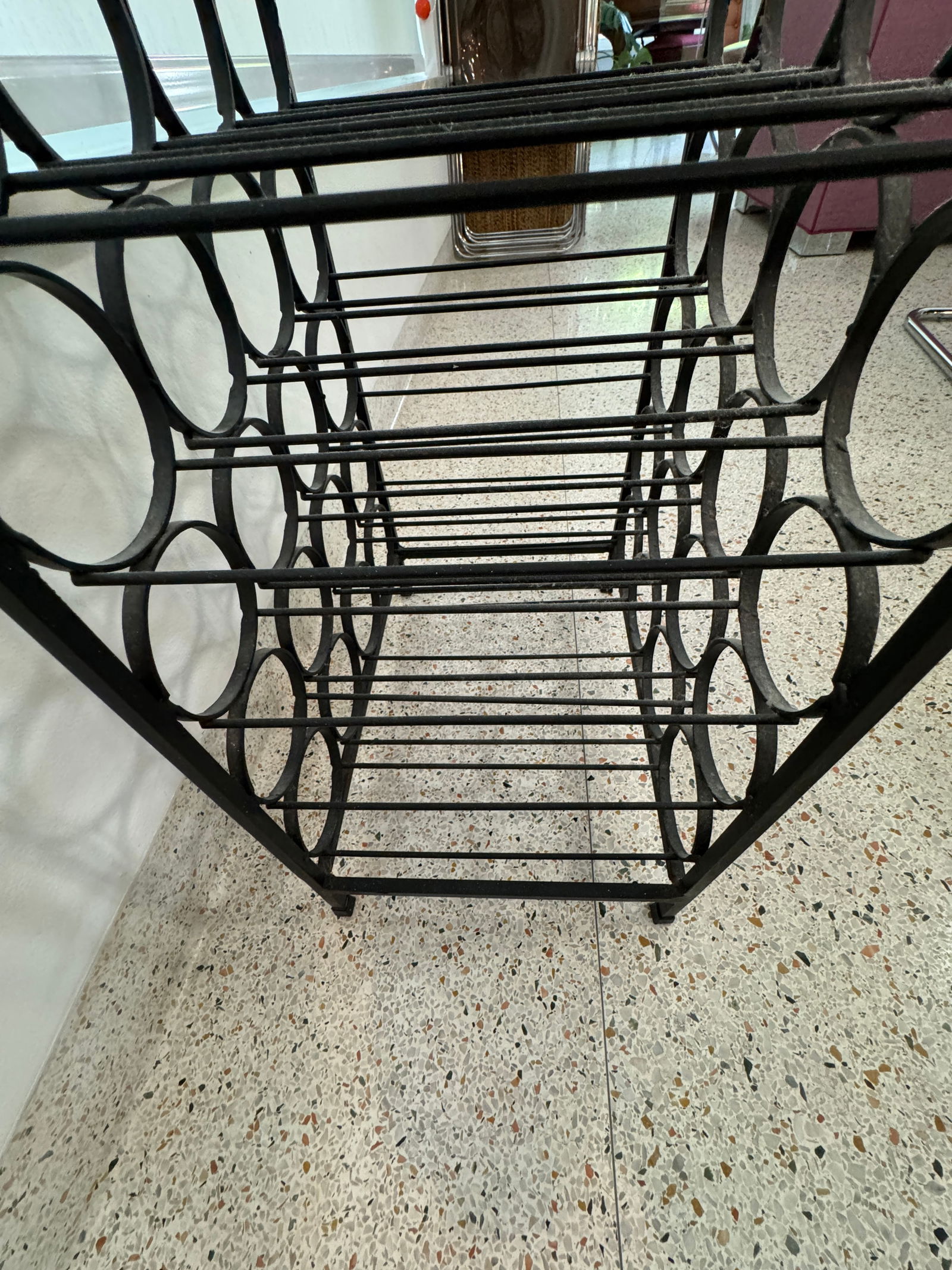 1970 Arthur Umanoff Wine Rack Retro Mid-Century - 67 Bottles - 10