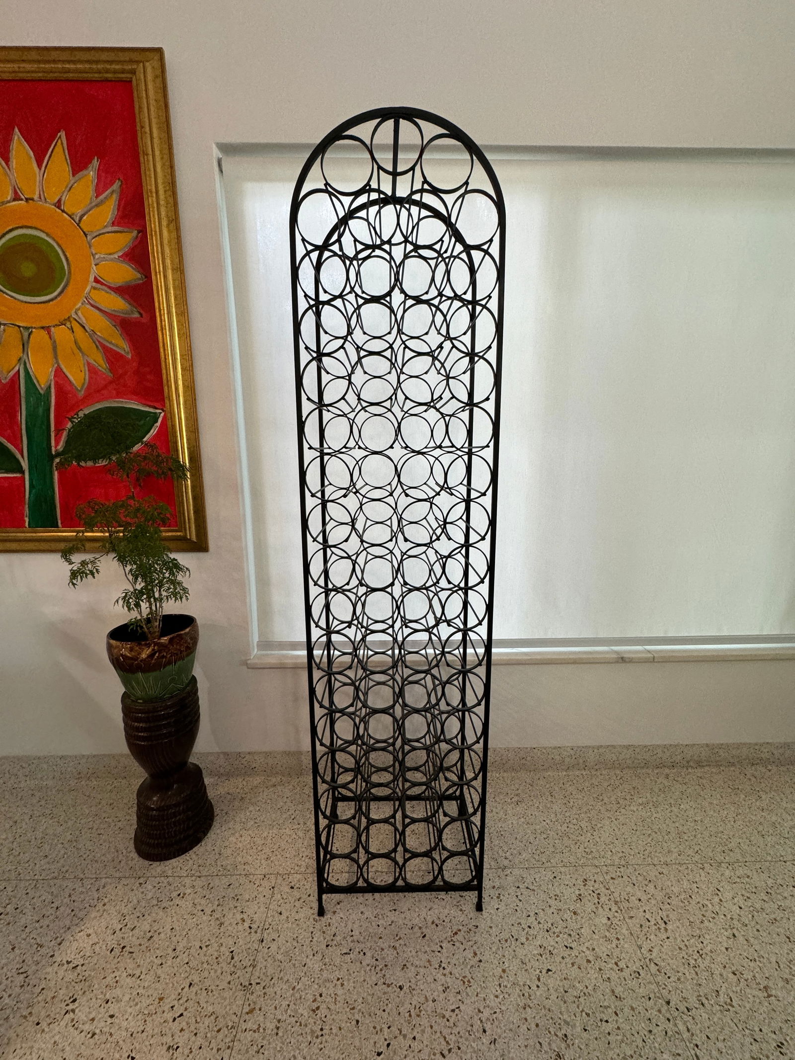 1970 Arthur Umanoff Wine Rack Retro Mid-Century - 67 Bottles - 2