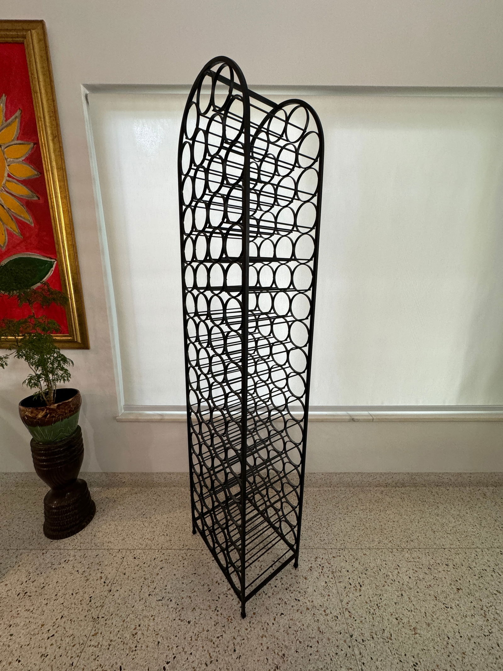 1970 Arthur Umanoff Wine Rack Retro Mid-Century - 67 Bottles - 4