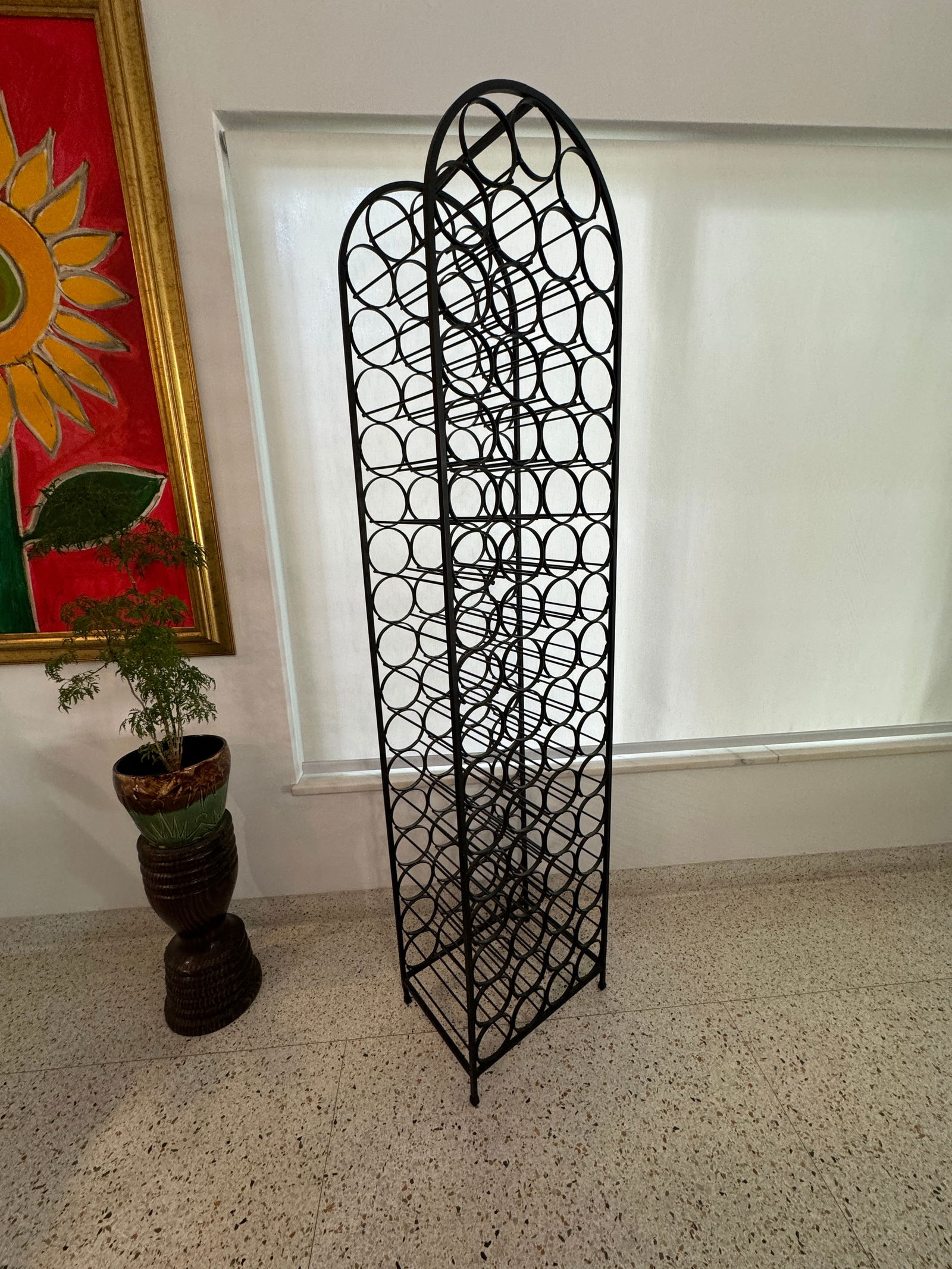 1970 Arthur Umanoff Wine Rack Retro Mid-Century - 67 Bottles - 5