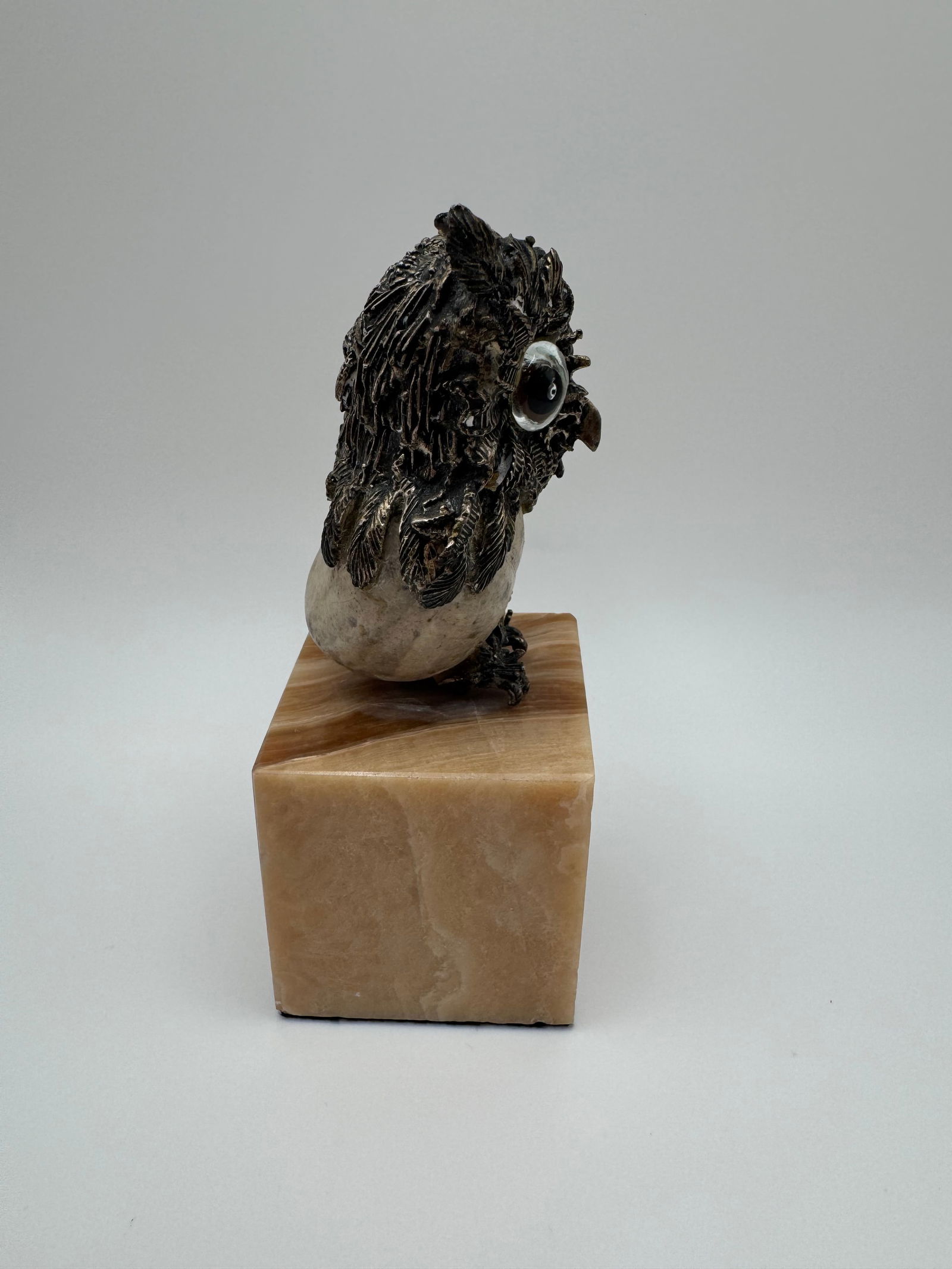 1970s Aurelio Teno Limited Edition Cartier Owl Sculpture - 4