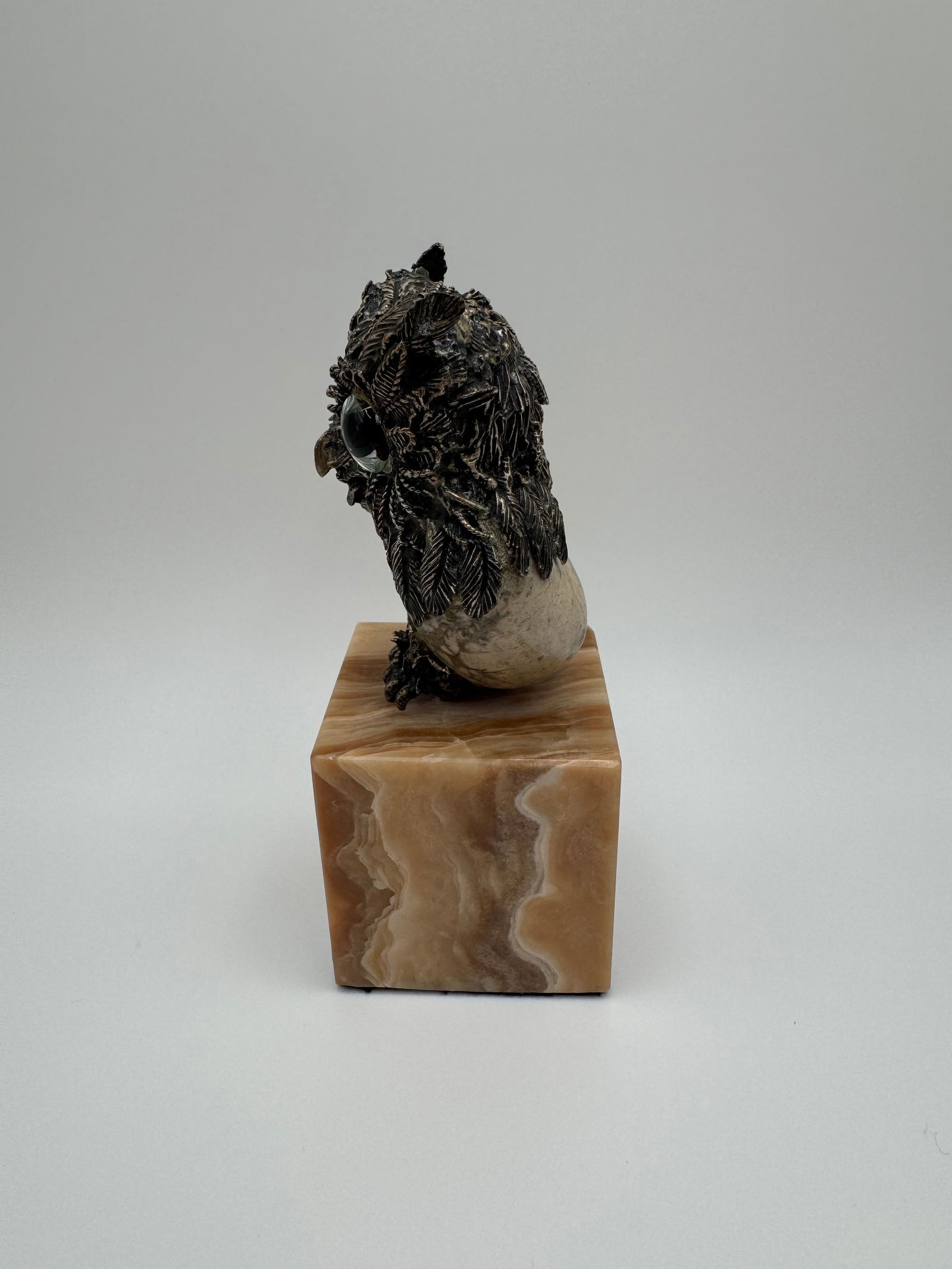 1970s Aurelio Teno Limited Edition Cartier Owl Sculpture - 6