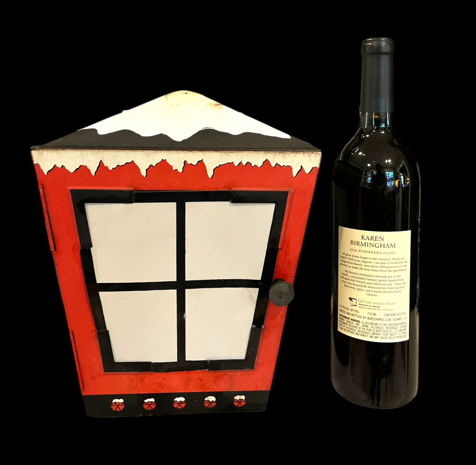 Vintage 1950s Christmas Lanterns With Four Designs, Santa Claus, Christmas Tree and Wreath Lamp - a - 3