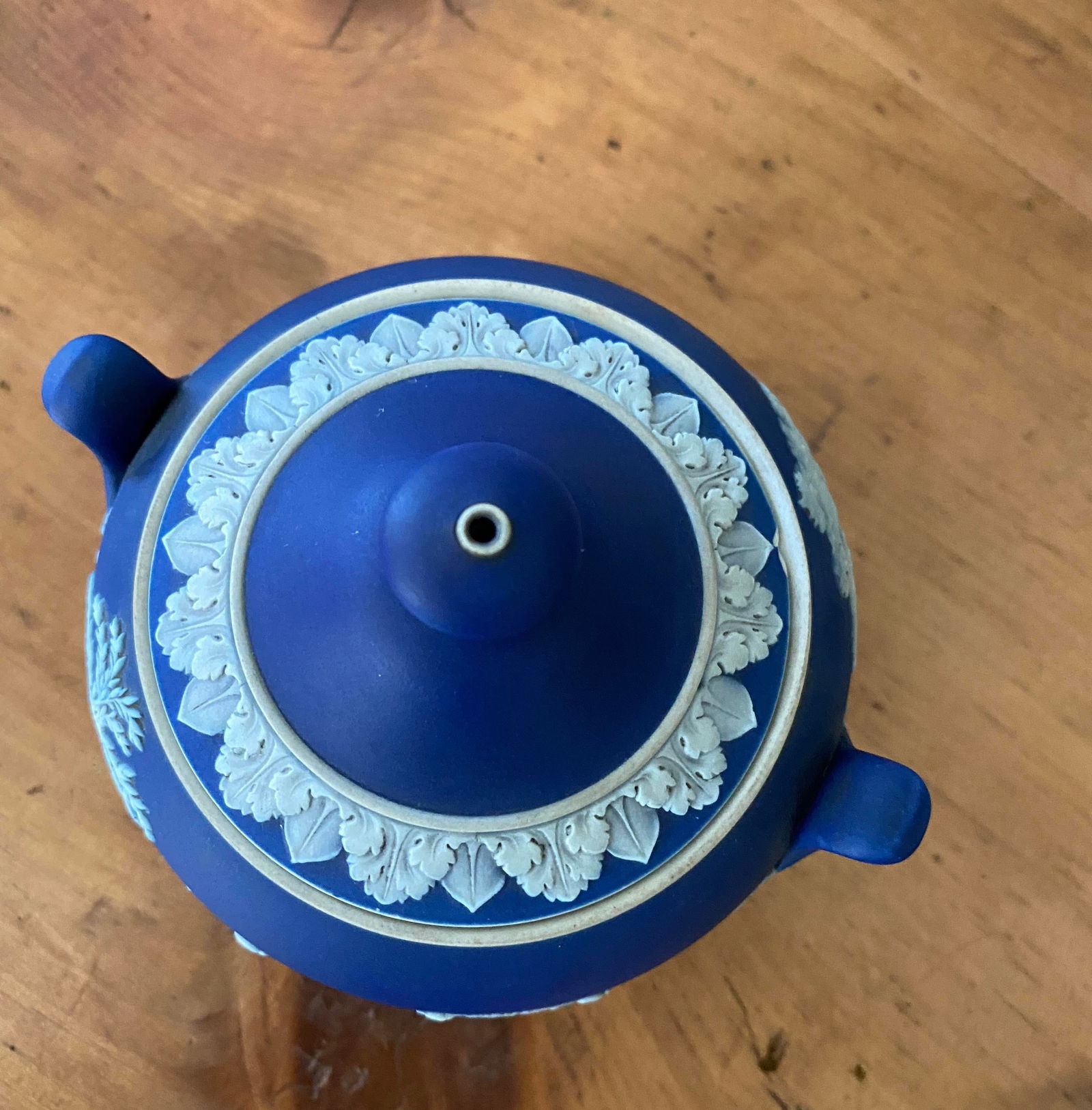 Antique Blue & White Wedgwood Porcelain Coffee Breakfast Service- 5 Pieces - 10