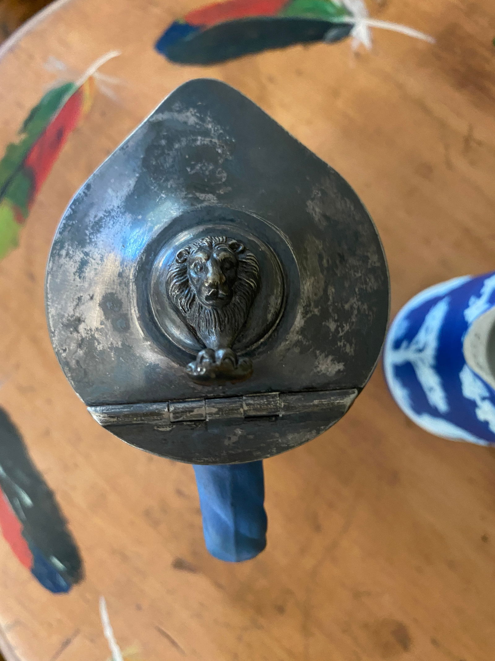 Antique Blue & White Wedgwood Porcelain Coffee Breakfast Service- 5 Pieces - 7