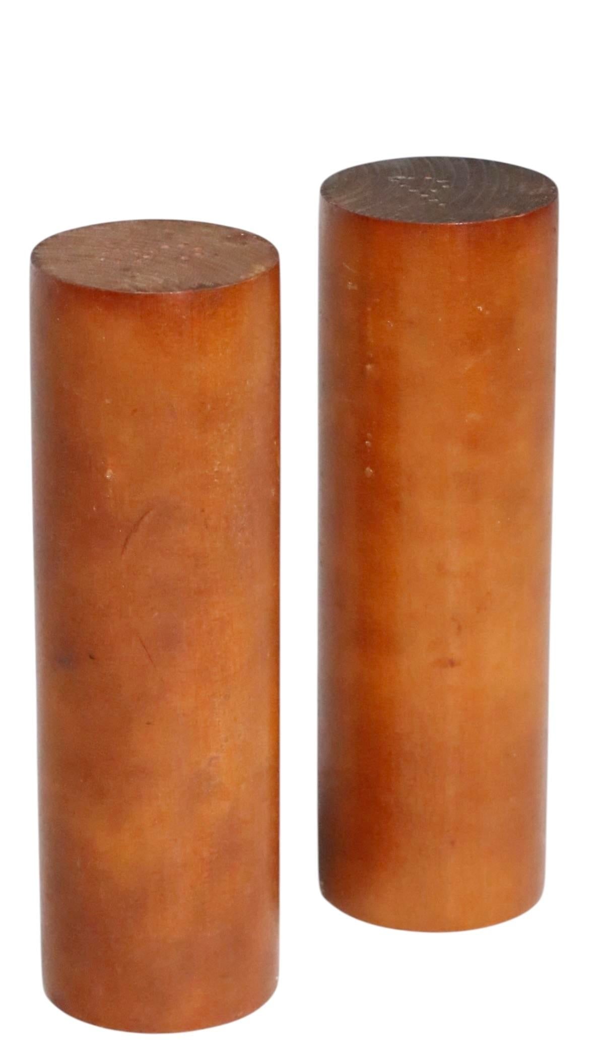 Pr. Mid Century Salt and Pepper Shakers by Clover - 3