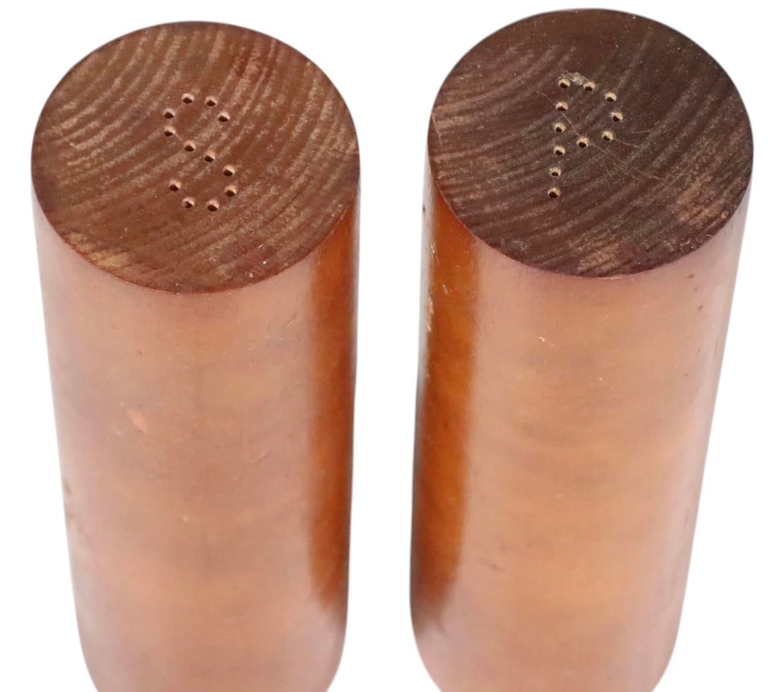 Pr. Mid Century Salt and Pepper Shakers by Clover - 4