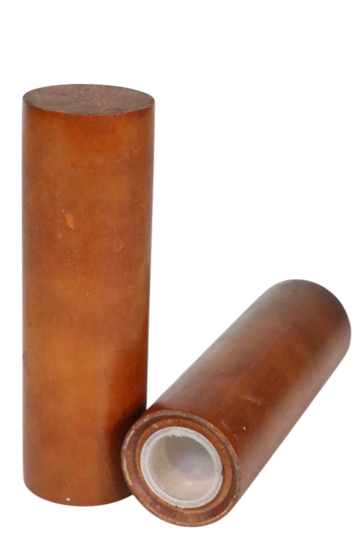 Pr. Mid Century Salt and Pepper Shakers by Clover - 7