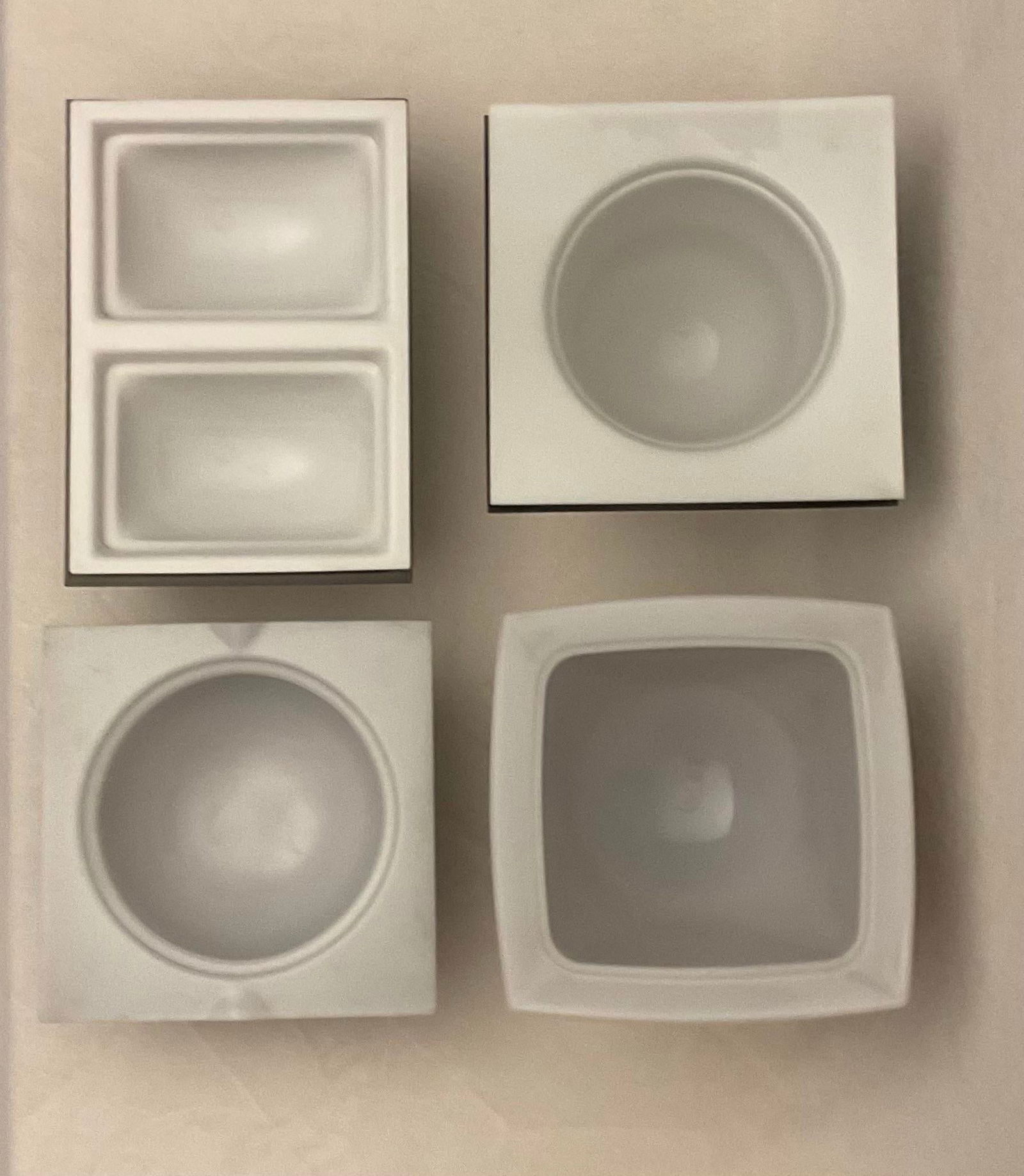 1960s Acrylic Mod Space Age Thermalene 12 Piece Hot & Cold Food Server Dome-A-Lene - 12