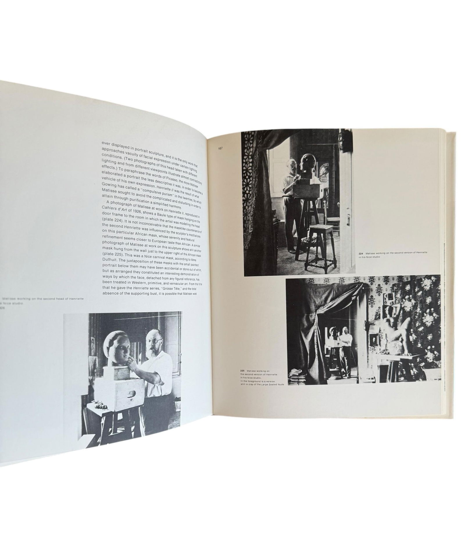 1971 Hardcover Coffee Table Art Book the Sculpture of Henri Matisse - 10