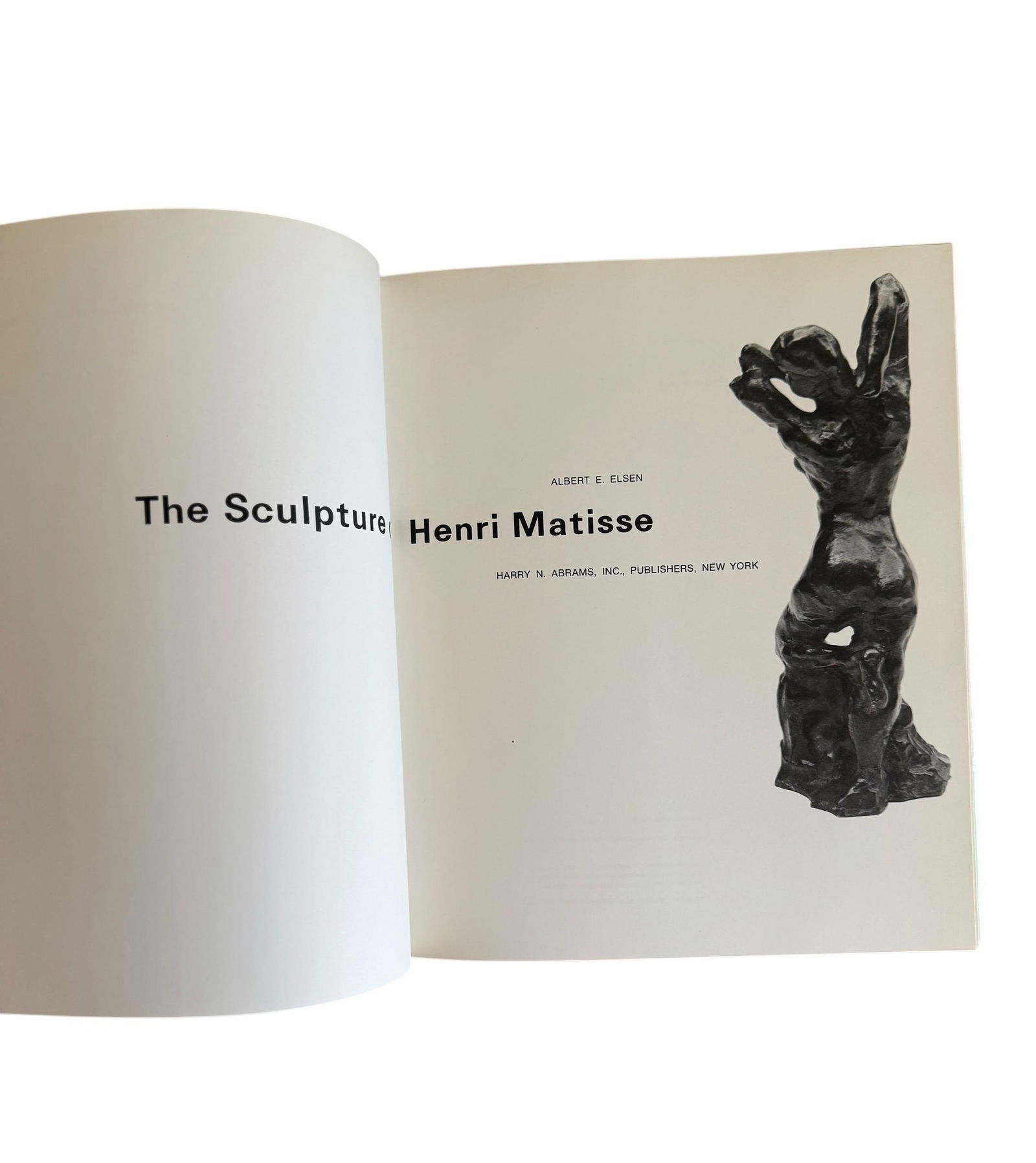 1971 Hardcover Coffee Table Art Book the Sculpture of Henri Matisse - 3
