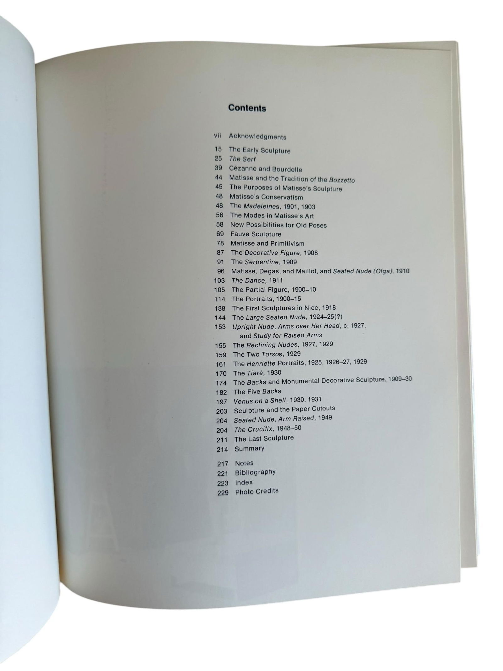 1971 Hardcover Coffee Table Art Book the Sculpture of Henri Matisse - 5