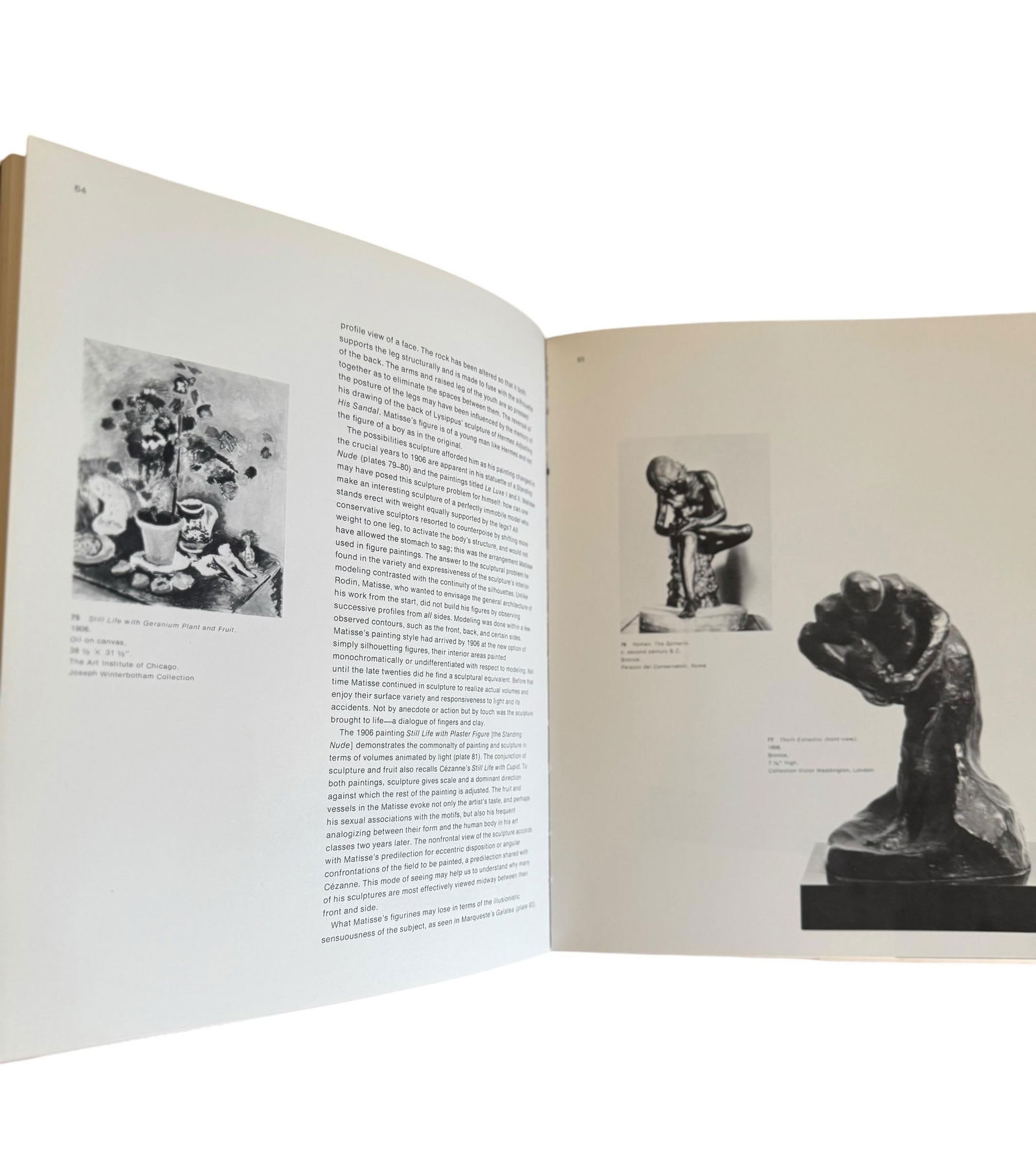 1971 Hardcover Coffee Table Art Book the Sculpture of Henri Matisse - 9