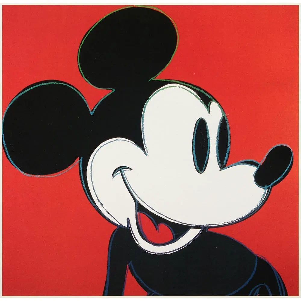 1992 the Andy Warhol Foundation Lithograph "Myths: Mickey Mouse" - 7
