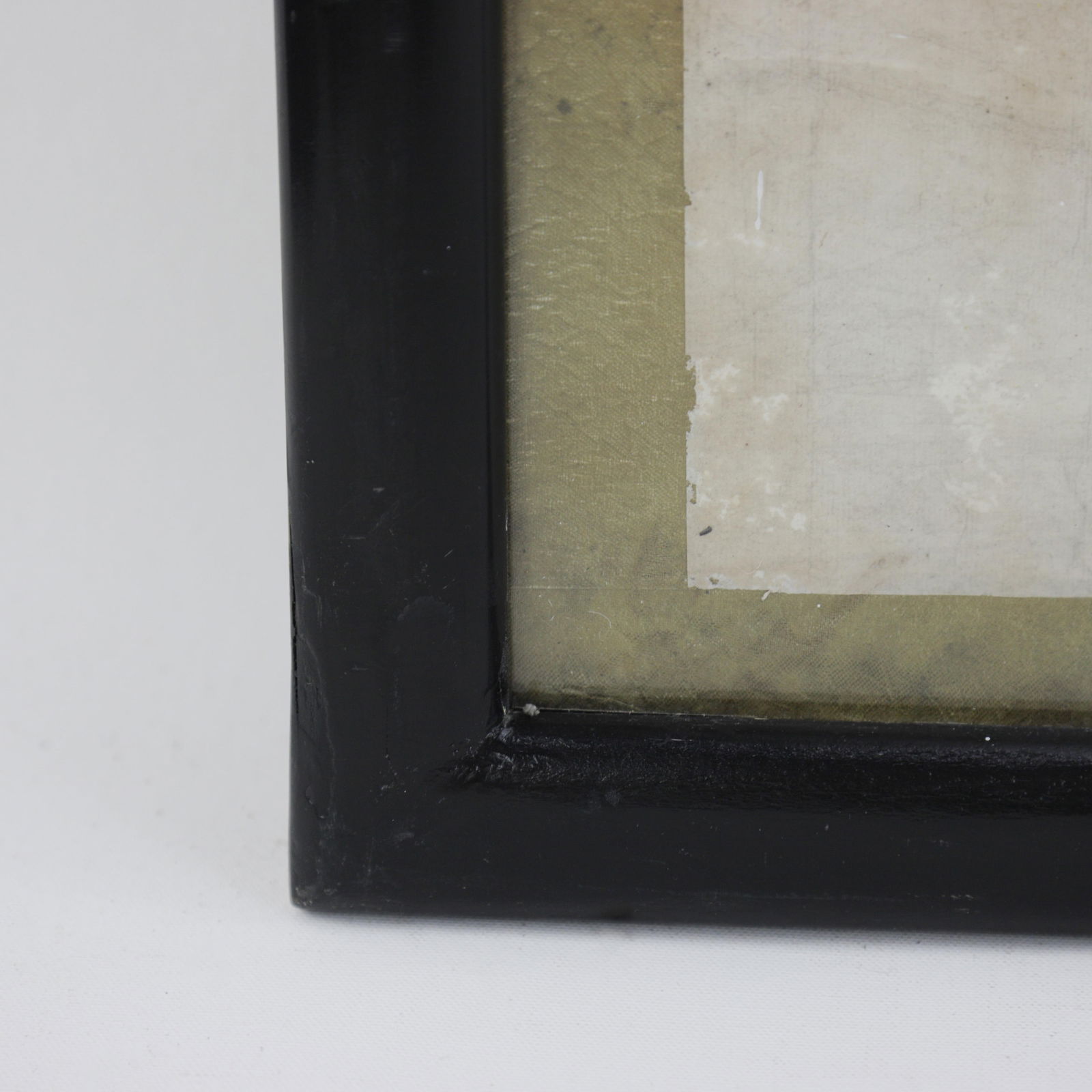 Large Framed Mid-Qing Dynasty Chinese Meticulous Ancestor Portrait Painting in Red - 6