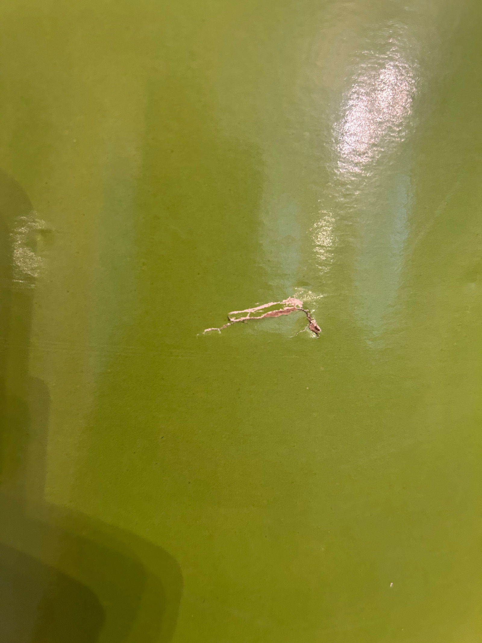 1960's Floral Tole Table Lamp - 11