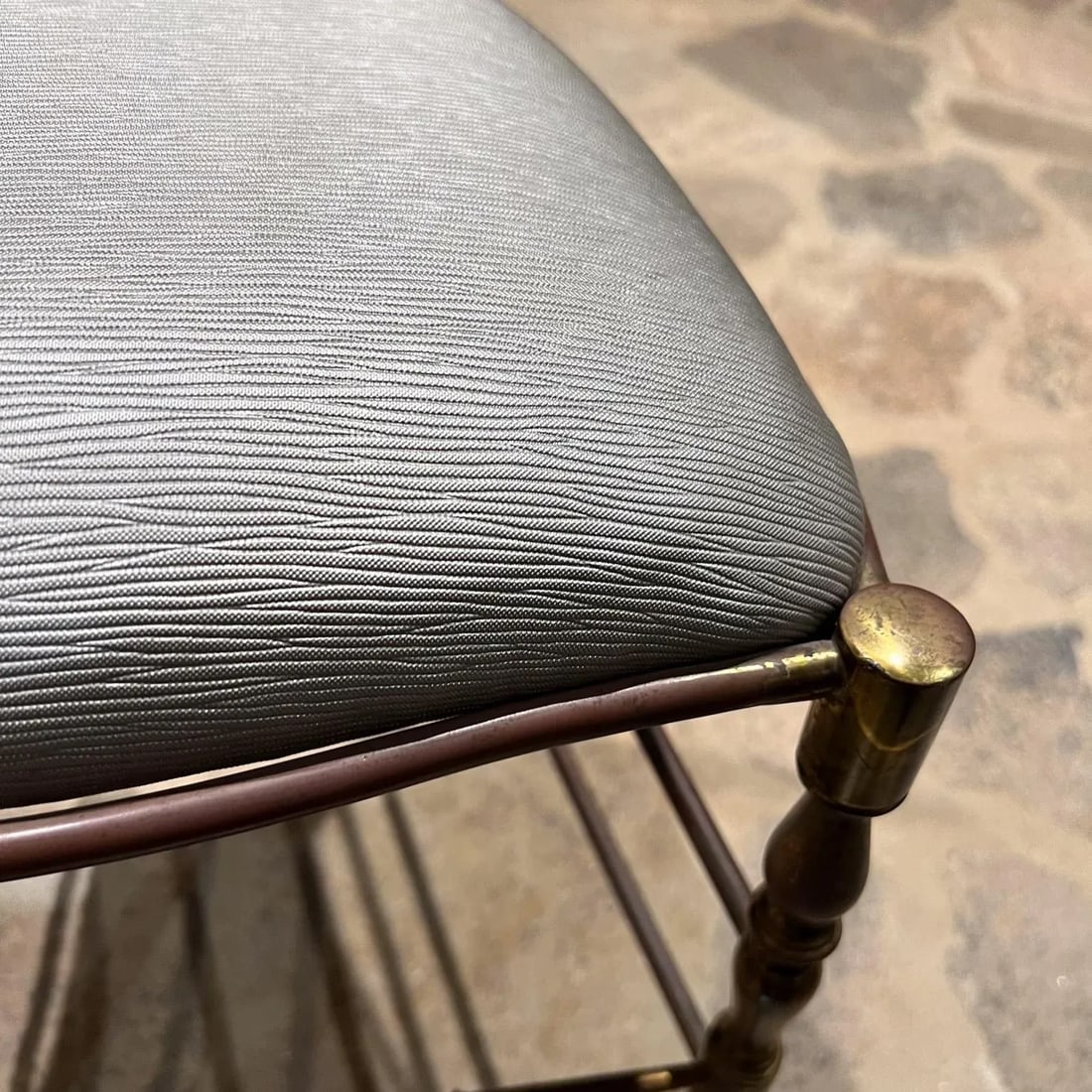 1950s Chiavari Chair in Bronze Italy - 10